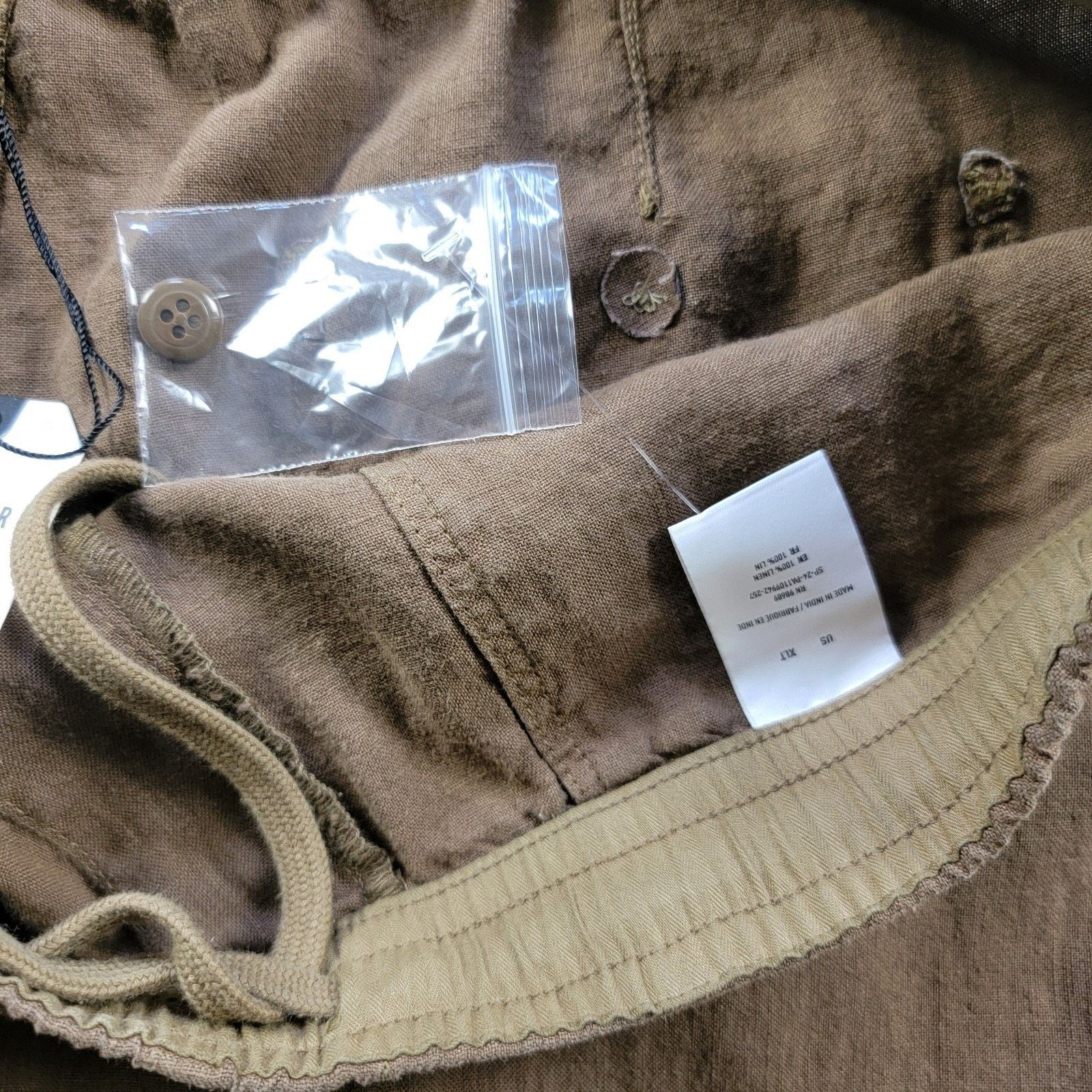 Todd Snyder Todd Snyder Linen Beach Pant size Tall XL Tan $198 PA1109942 Size US 36 / EU 52 - 10 Thumbnail