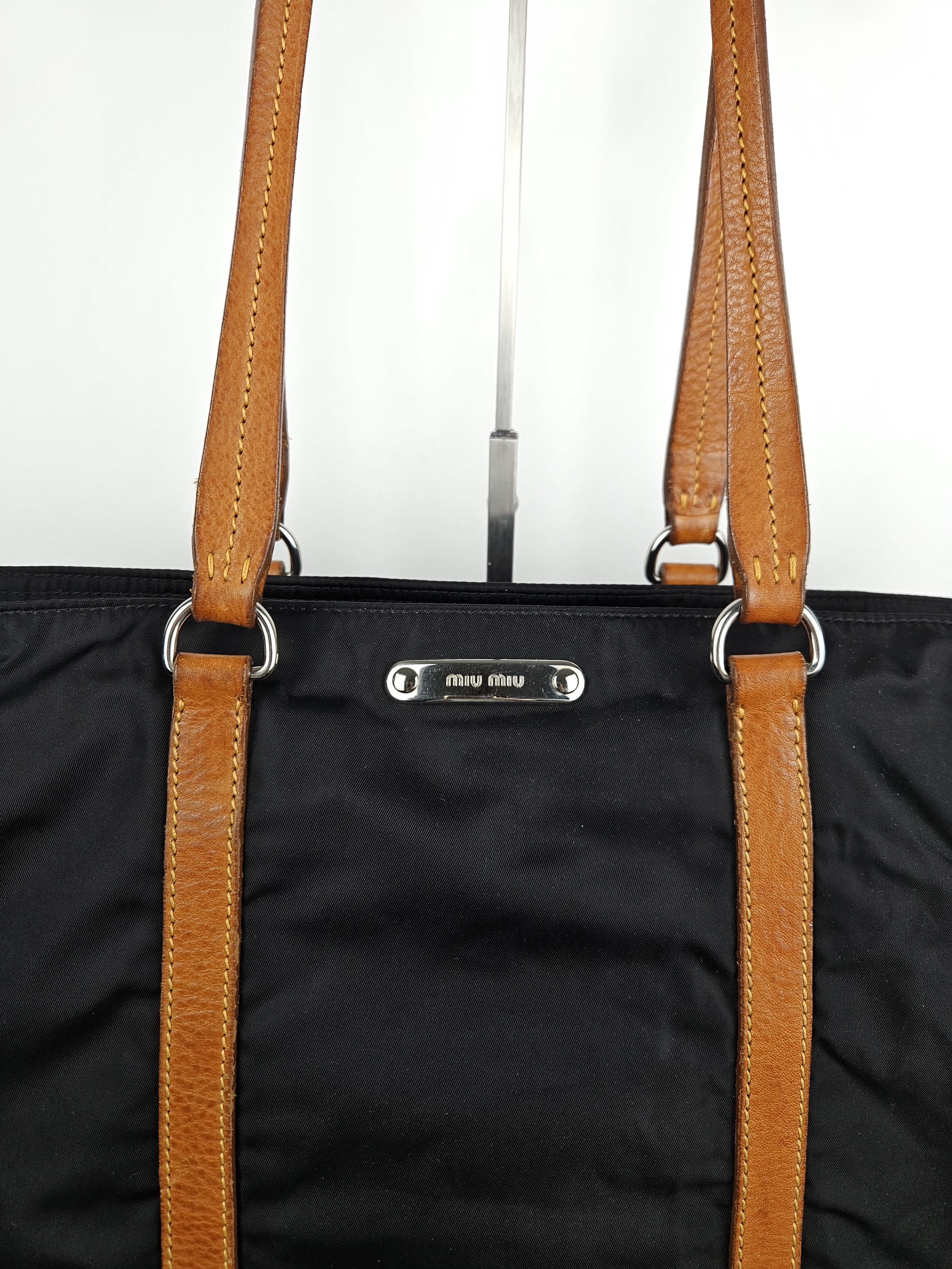 Miu Miu Archive miu miu nylon leather tote bag with cargo pockets Size ONE SIZE - 5 Thumbnail