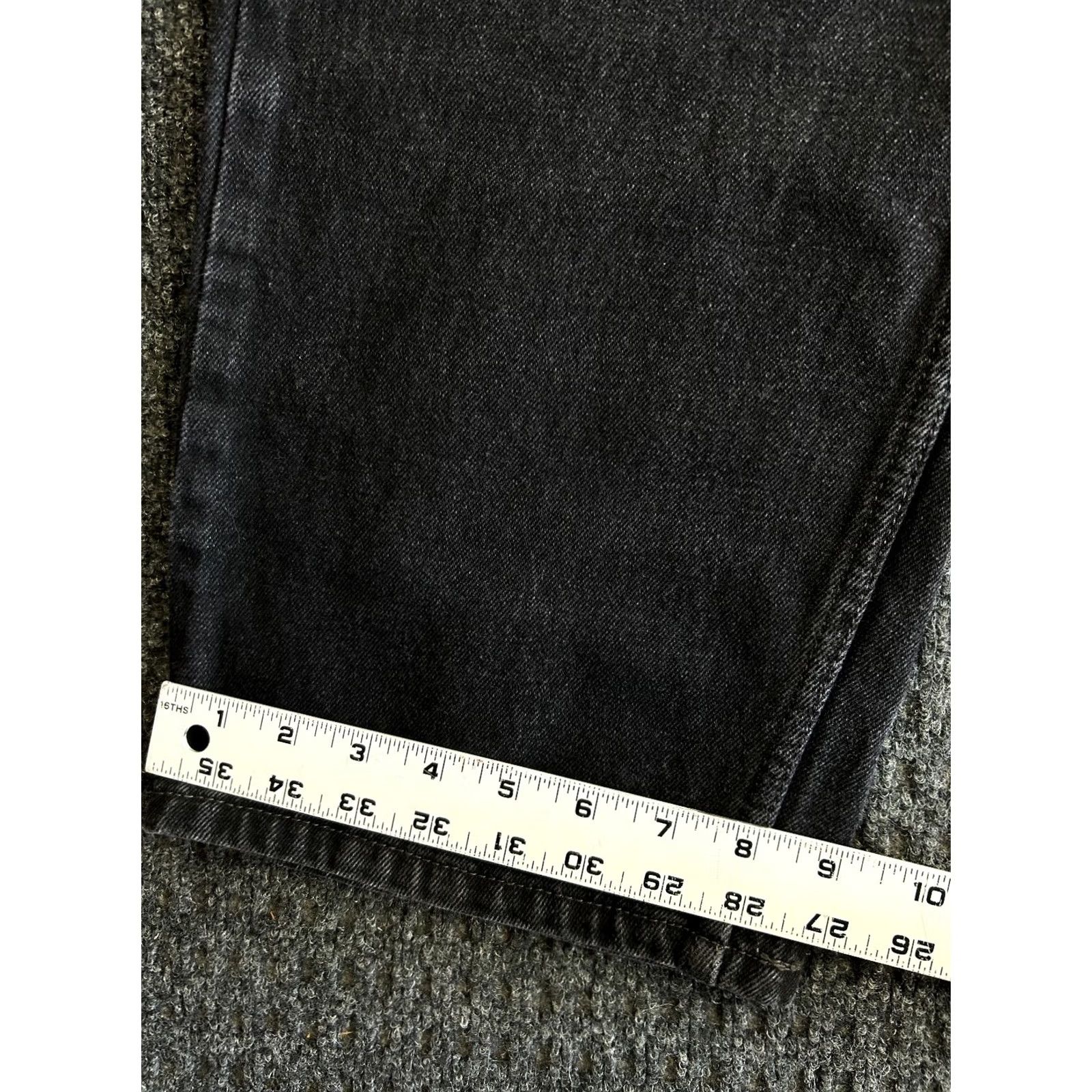 Levi's Levi’s 550 Jeans Relaxed Fit Men’s 40 x 30 Black Denim Logo 5-Pocket Tapered Vintage Free Shipping Size US 40 / EU 56 - 7 Thumbnail