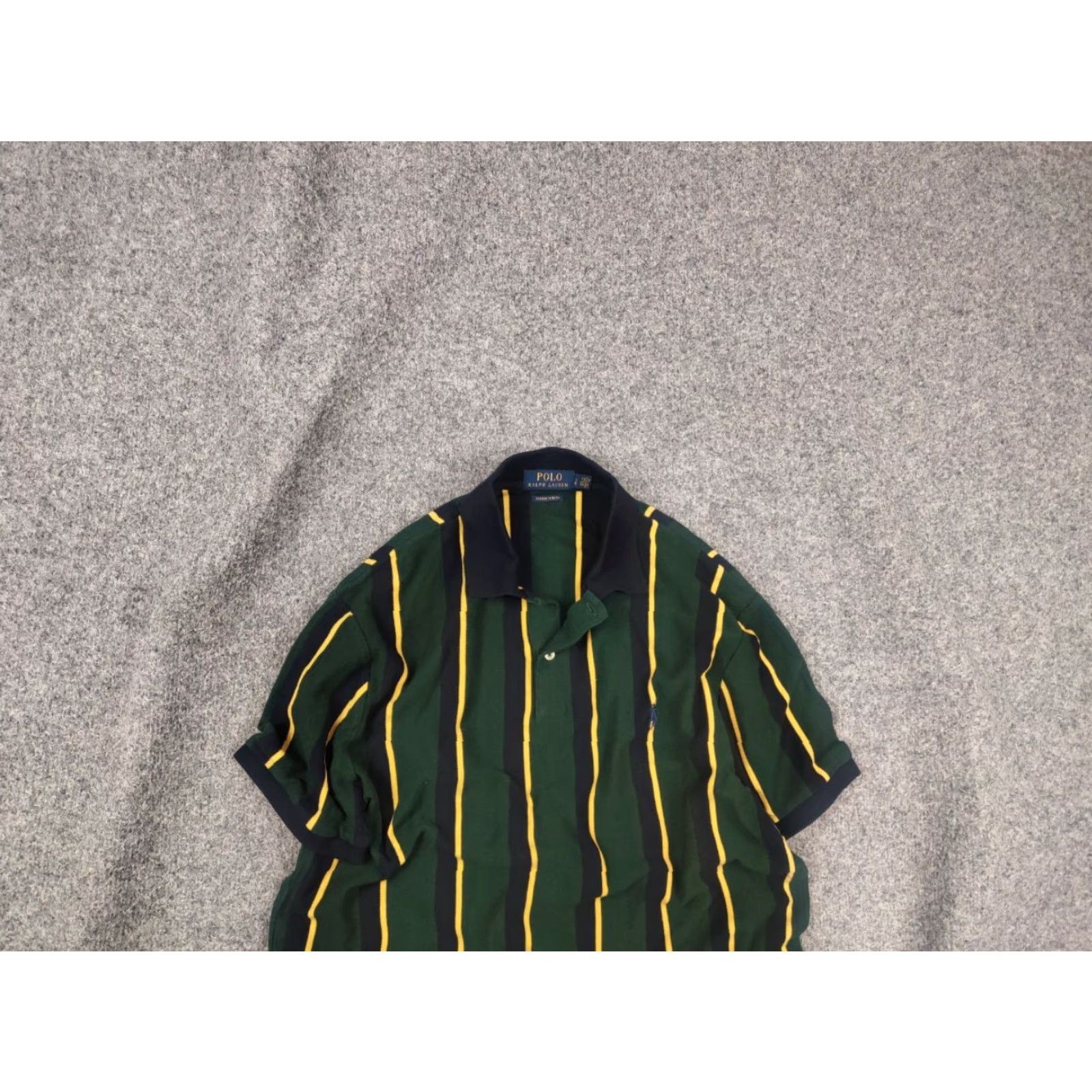 Polo Ralph Lauren Polo Ralph Lauren Polo by Ralph Lauren T Shirt green striped crew neck adult L shirt Size US L / EU 52-54 / 3 - 2 Thumbnail