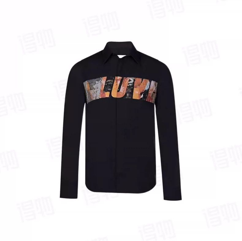 Givenchy Size38 Black Round Neck Embroidered Logo Short Sle