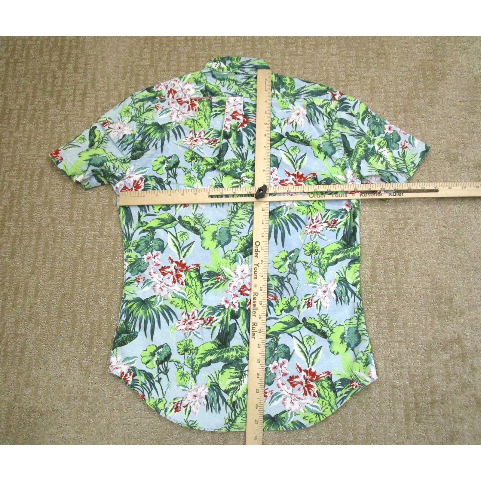 Ralph Lauren Ralph Lauren Shirt Mens Small Multicolor Hawaiian Floral Slim Fit Short Sleeve Button-Up Short Sleeve Casual Travel Mens Size US S / EU 44-46 / 1 - 5 Thumbnail