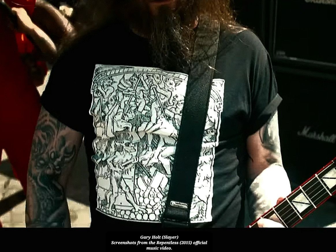 Band Tees Fruit of the Loom -(vintage/rock band/Slayer/7 deadly sins) Size US S / EU 44-46 / 1 - 8 Thumbnail