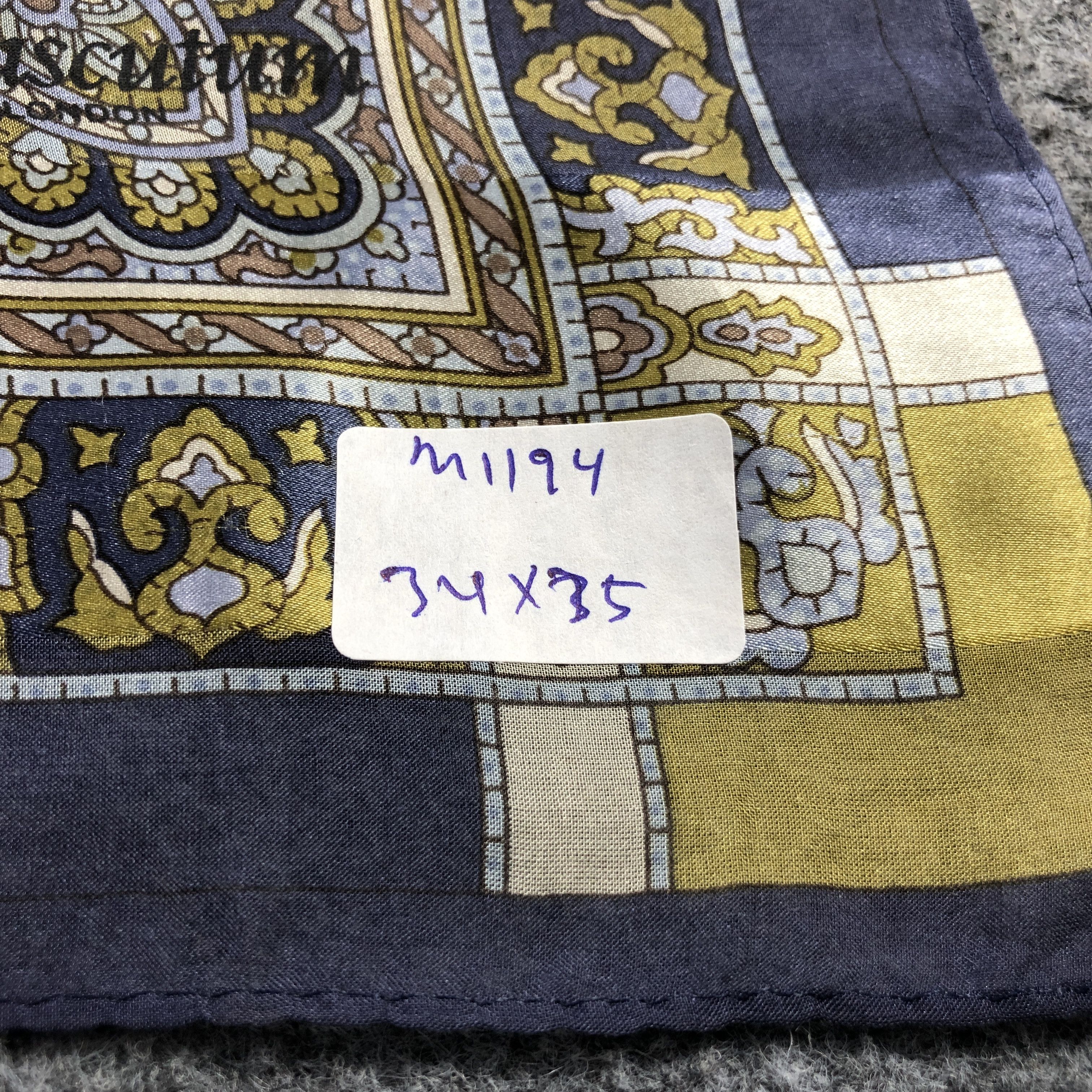 Aquascutum Aquascutum Paisley Silk Scarf M1194 Size ONE SIZE - 8 Thumbnail