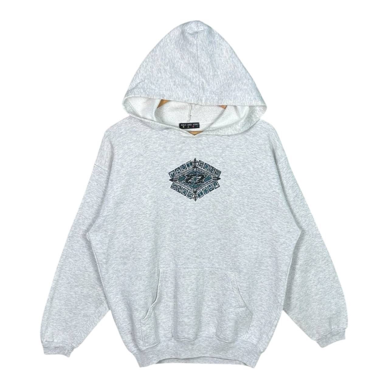 Maui and Sons Vintage Maui and Sons Shark Graphic Pullover Hoodie Heather Size US L / EU 52-54 / 3 - 2 Thumbnail