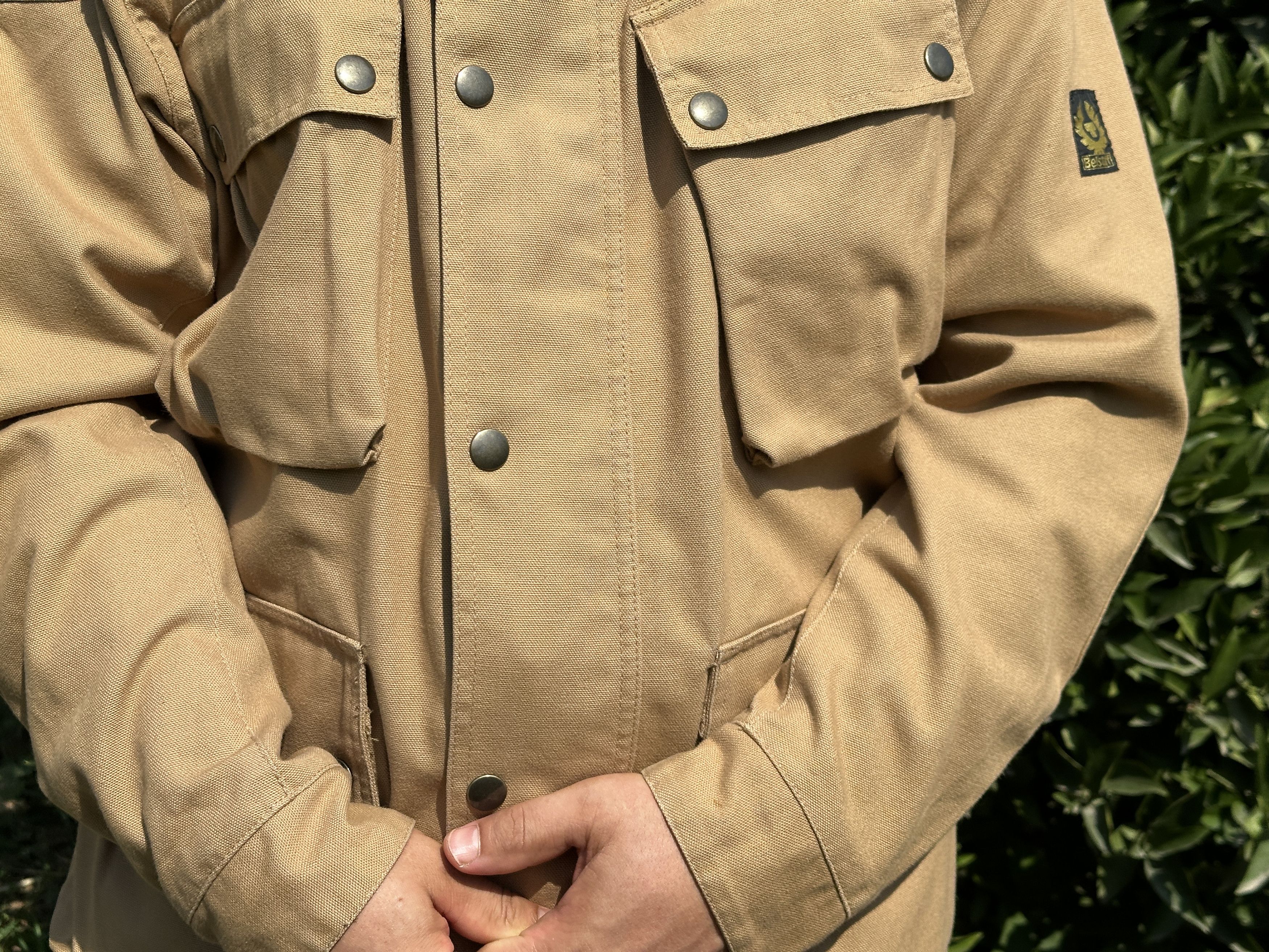 Belstaff Knit Cotton Belstaff Motorcycle Biker Jacket Coat Size M Size US M / EU 48-50 / 2 - 4 Thumbnail