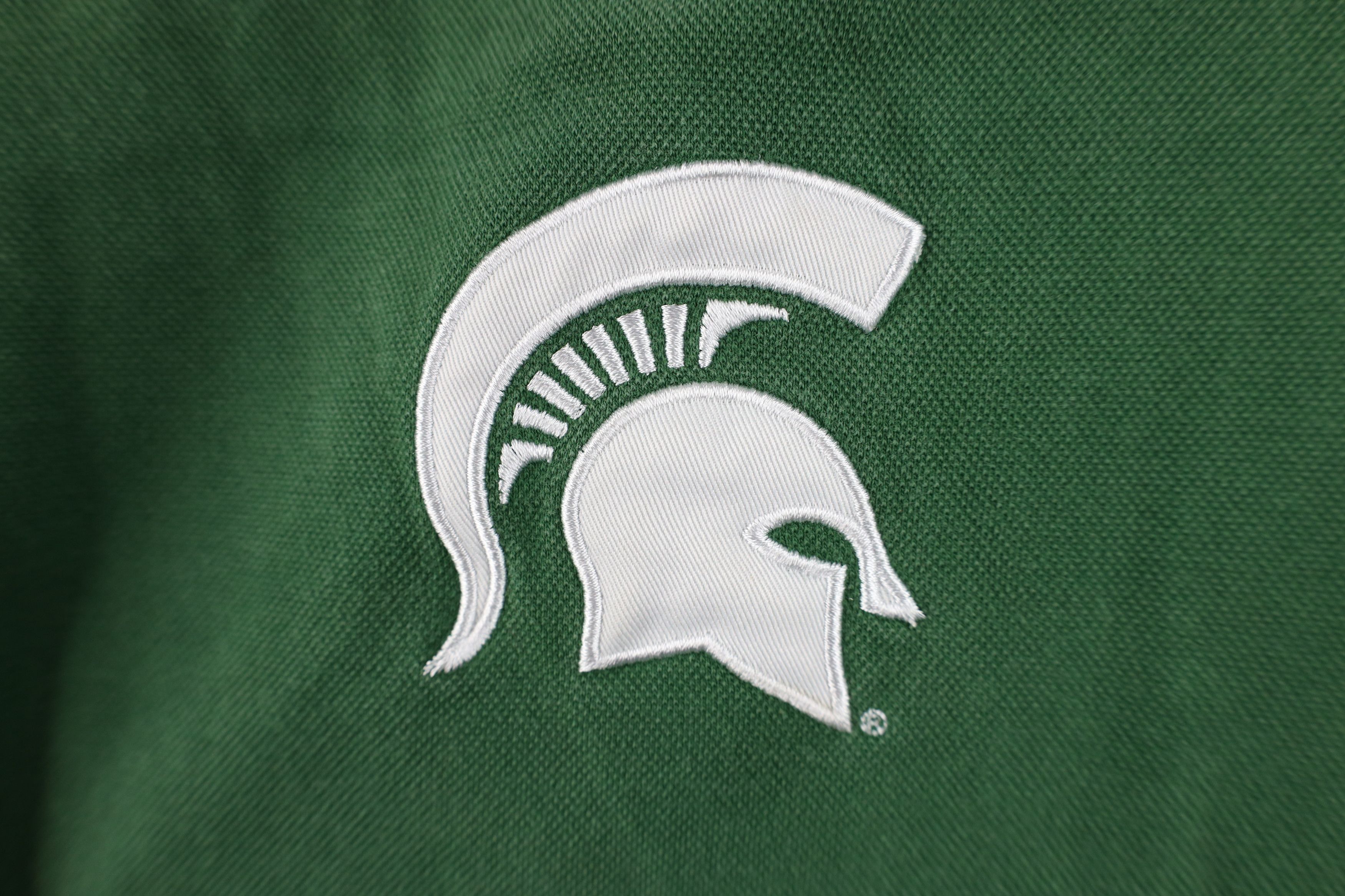 Nike Vintage Nike Swoosh Michigan State University Sweatshirt Size US L / EU 52-54 / 3 - 6 Thumbnail