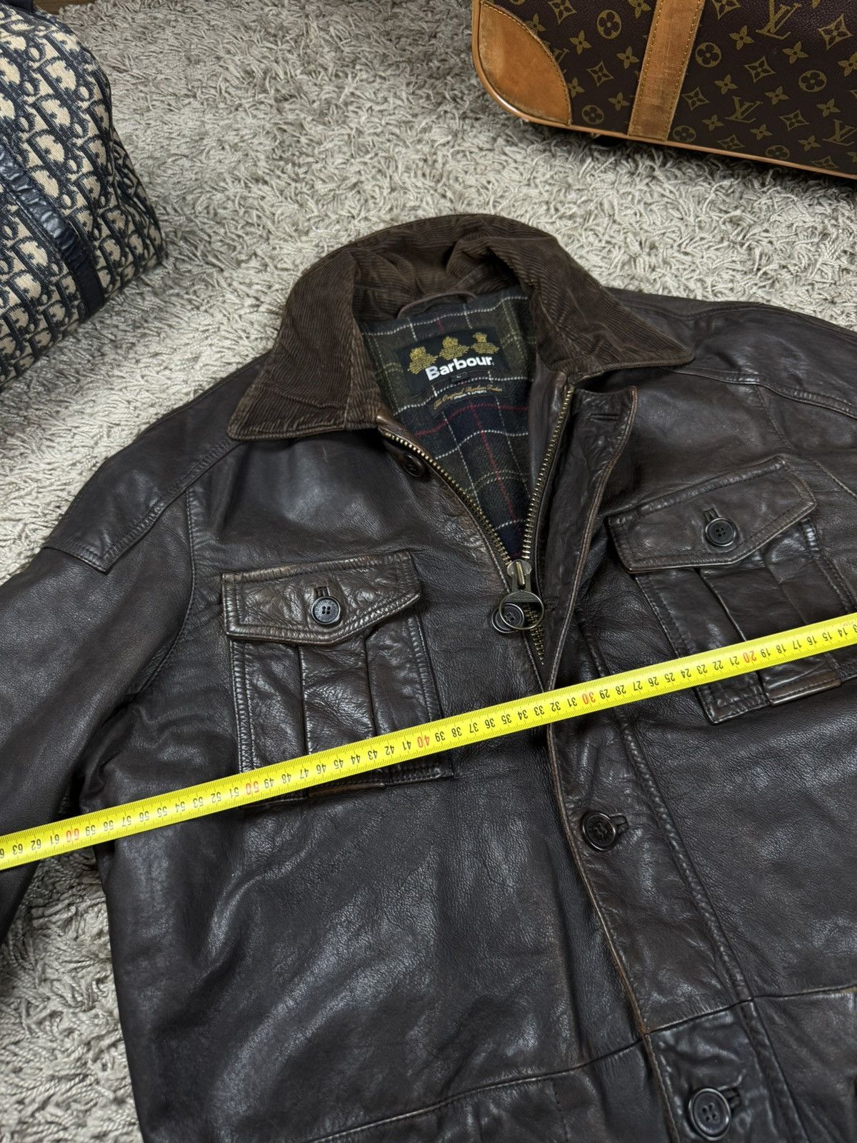 Barbour Leather jacket Barbour England jacket original item Size US XXL / EU 58 / 5 - 6 Thumbnail