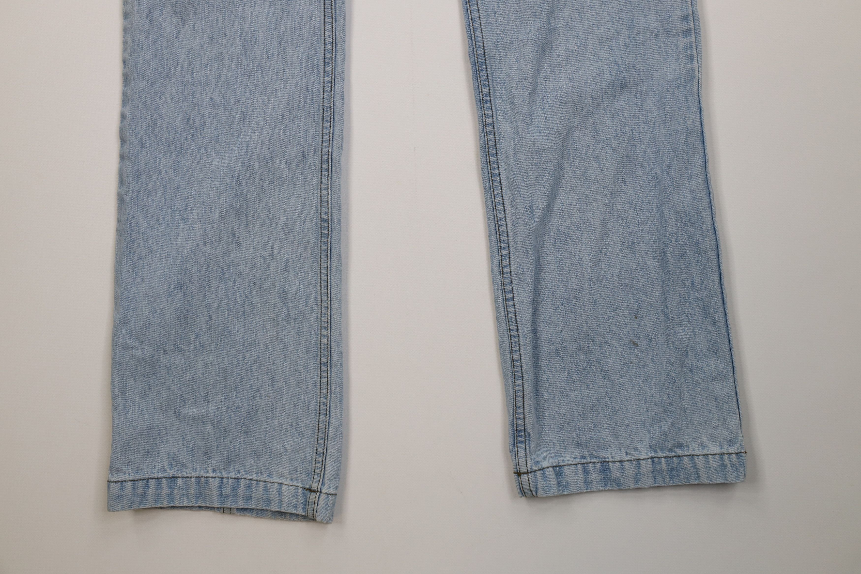 Harley Davidson Vintage Y2K 2004 Harley Davidson Babydoll Flared Denim Jeans Size 30" / US 8 / IT 44 - 4 Thumbnail