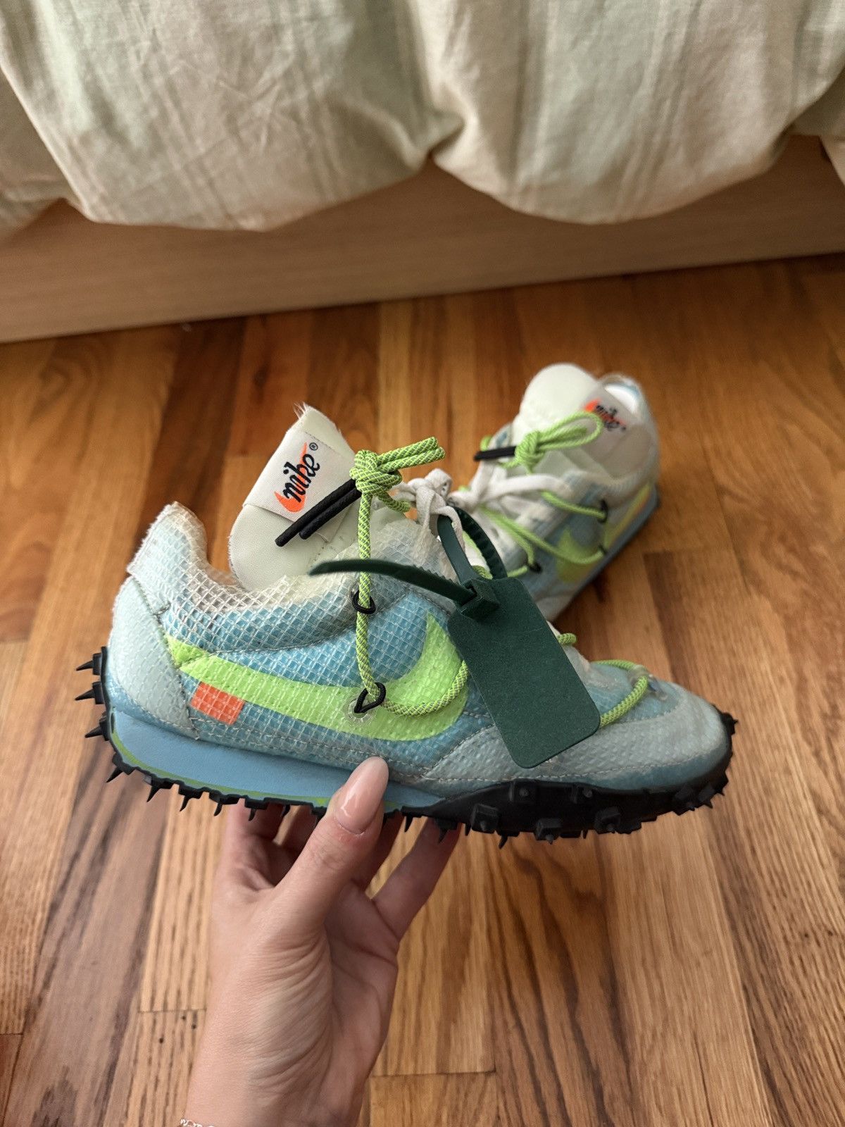 Nike × Off-White Off-White x Nike Waffle Racer Size US 6 / IT 36 - 9 Thumbnail