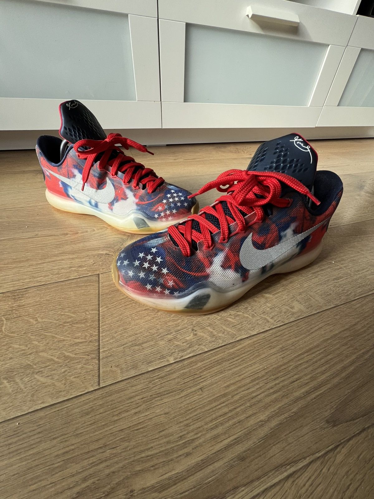 Nike × Vintage Nike Kobe 10 independence day Size US 6 / EU 39 - 15 Thumbnail