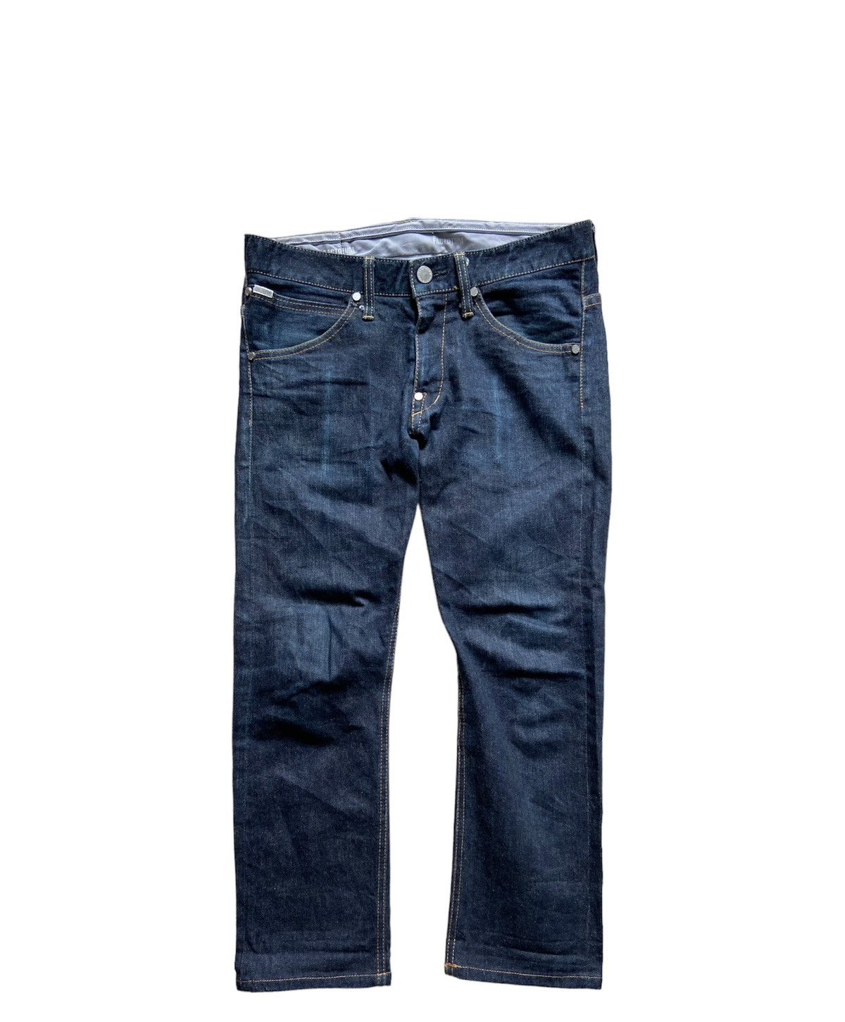FACTOTUM × Japanese Brand Vintage Factotum ‘Nihomenpu’ Straight Selvedge Denim Pants Size US 32 / EU 48 - 2 Thumbnail