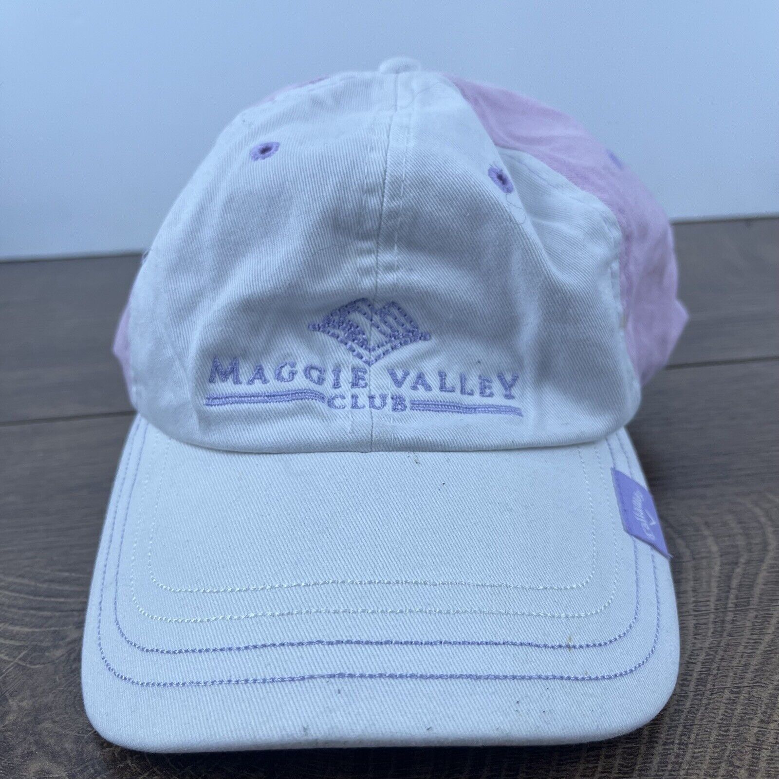 Other Maggie Valley Club Hat Adjustable Hat White Adjustable Hat W Size ONE SIZE - 1 Thumbnail