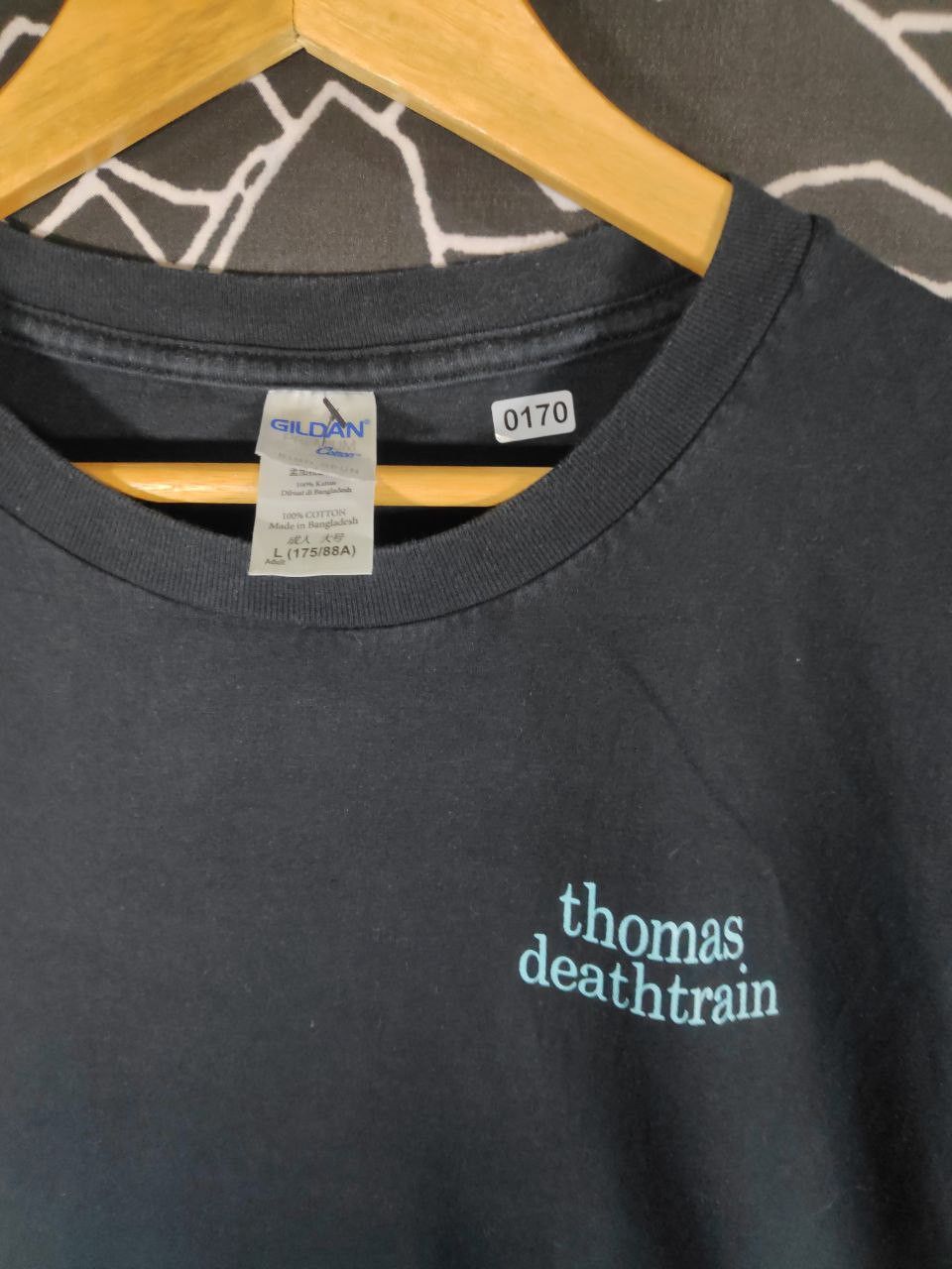 Band Tees Thomas The Death Train Experimental Post Hardcore Band Tee L Size US L / EU 52-54 / 3 - 3 Thumbnail