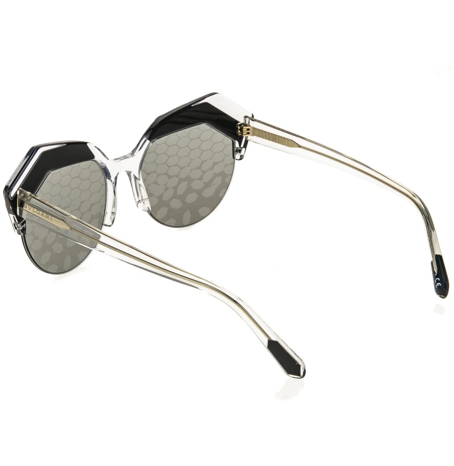 Bvlgari BULGARI BV8203 SERPENTEYES Crystal Black Scales Mirror 8203 Size ONE SIZE - 4 Thumbnail
