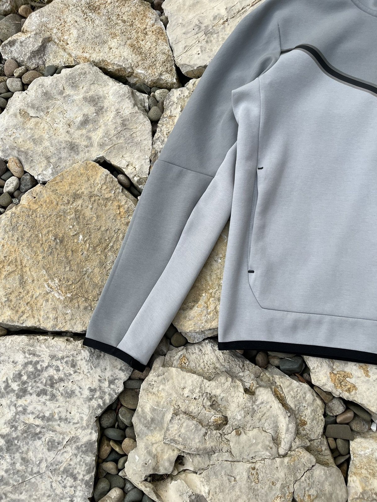 Nike rare Nike tech fleece light grey hype zip hoodie sweatshirt Size US M / EU 48-50 / 2 - 7 Thumbnail