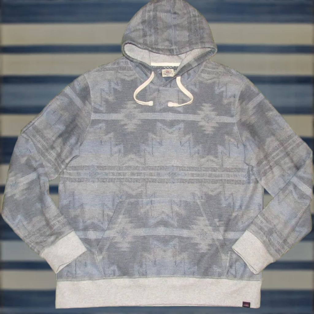 Faherty FAHERTY Southwestern Pacific Poncho Hoodie Sweatshirt XL Men Multicolor Pullover Sweater Size US XL / EU 56 / 4 - 1 Thumbnail