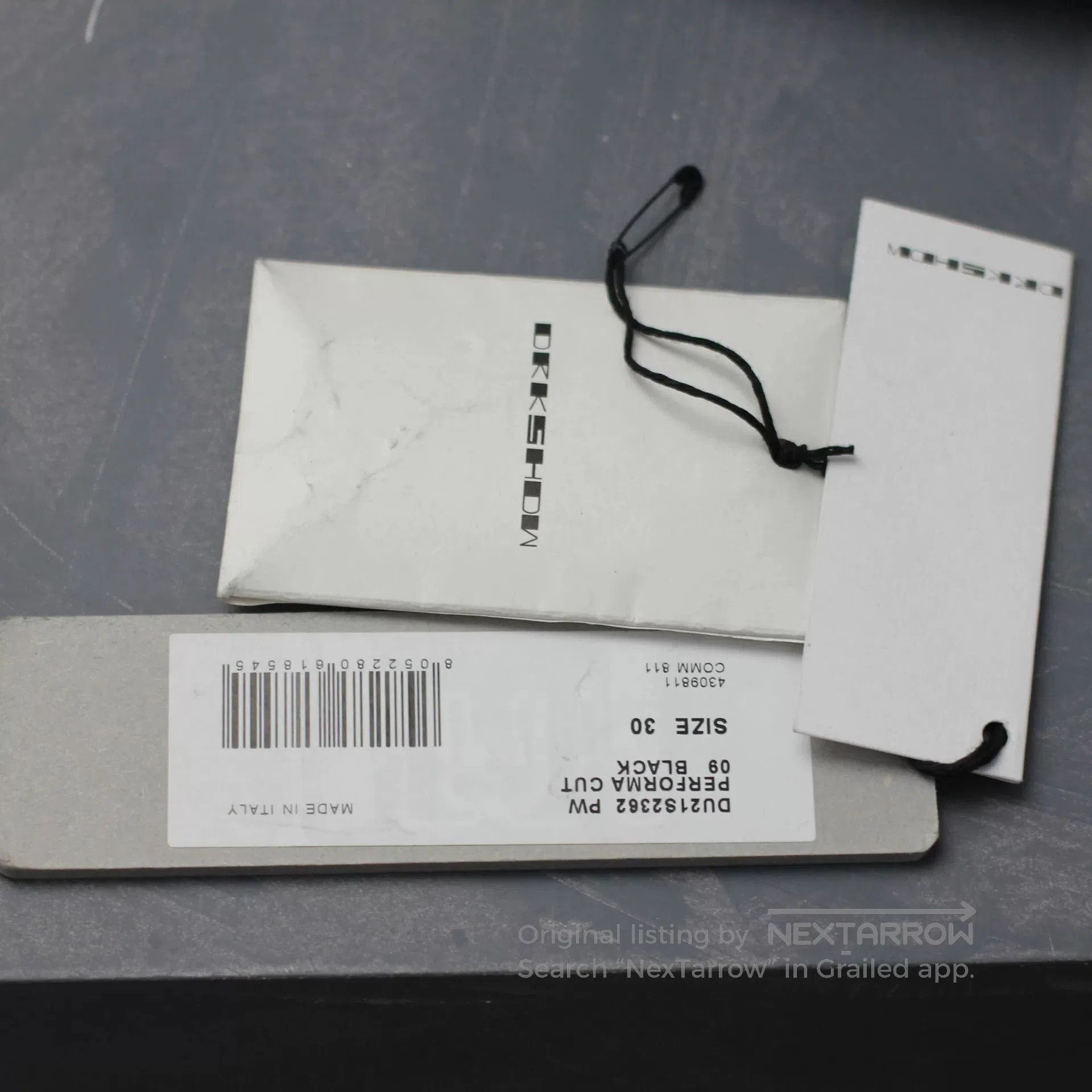 Rick Owens rick owens black waxed denim pants. Size US 30 / EU 46 - 7 Thumbnail