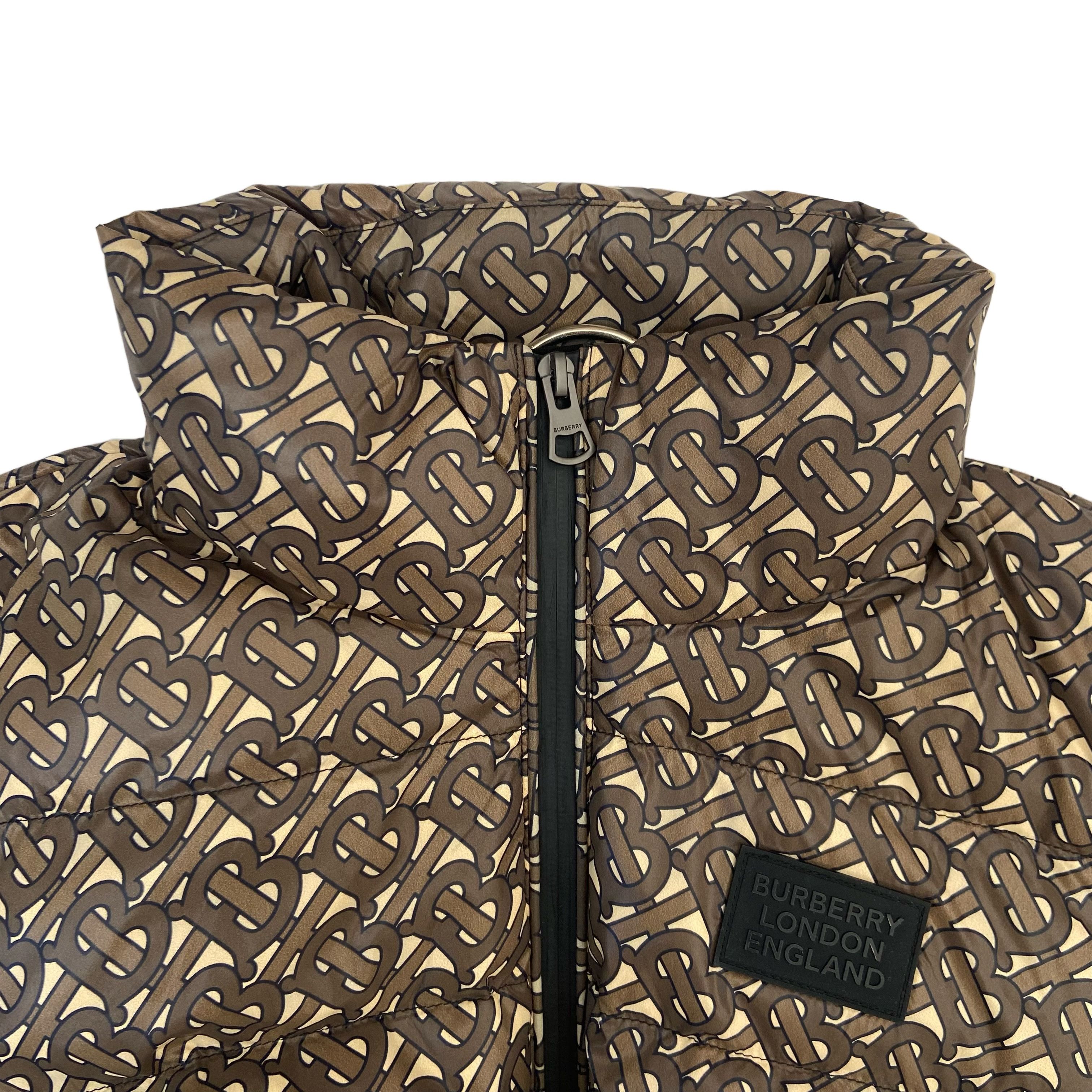 Burberry Burberry TB Monogram Nylon Down Jacket (S) Size US S / EU 44-46 / 1 - 5 Thumbnail