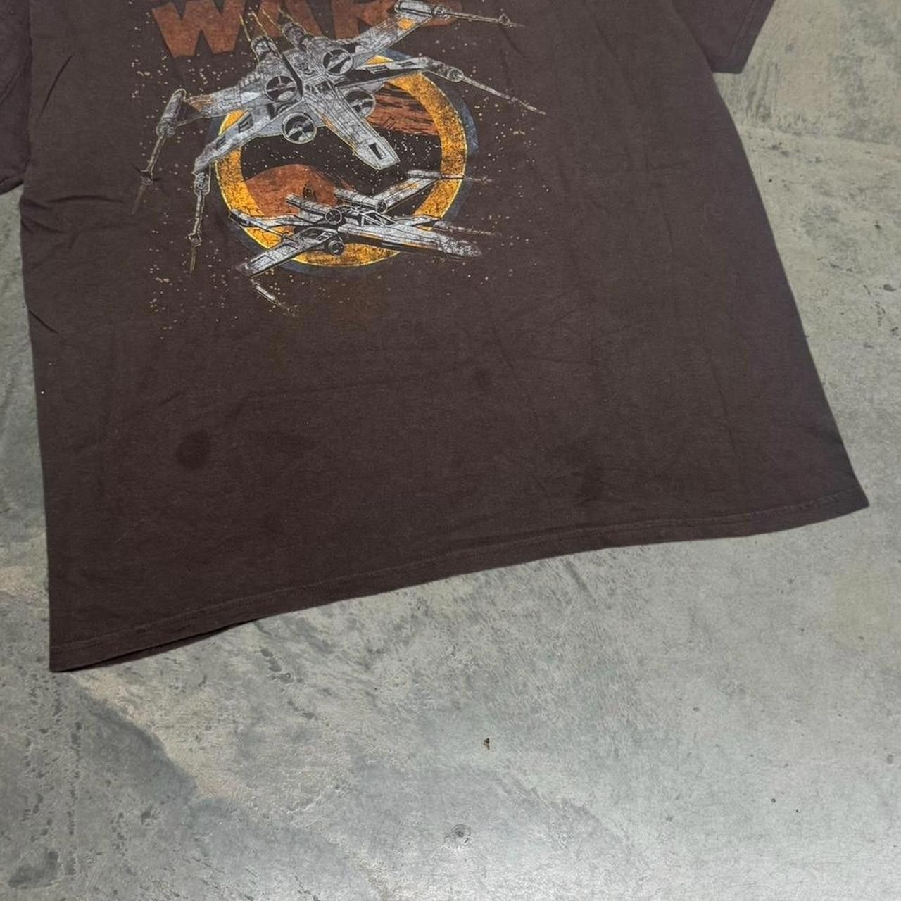 Star Wars × Vintage Vintage Y2K Star Wars X-Wing Fighter T-Shirt Size US XL / EU 56 / 4 - 3 Thumbnail