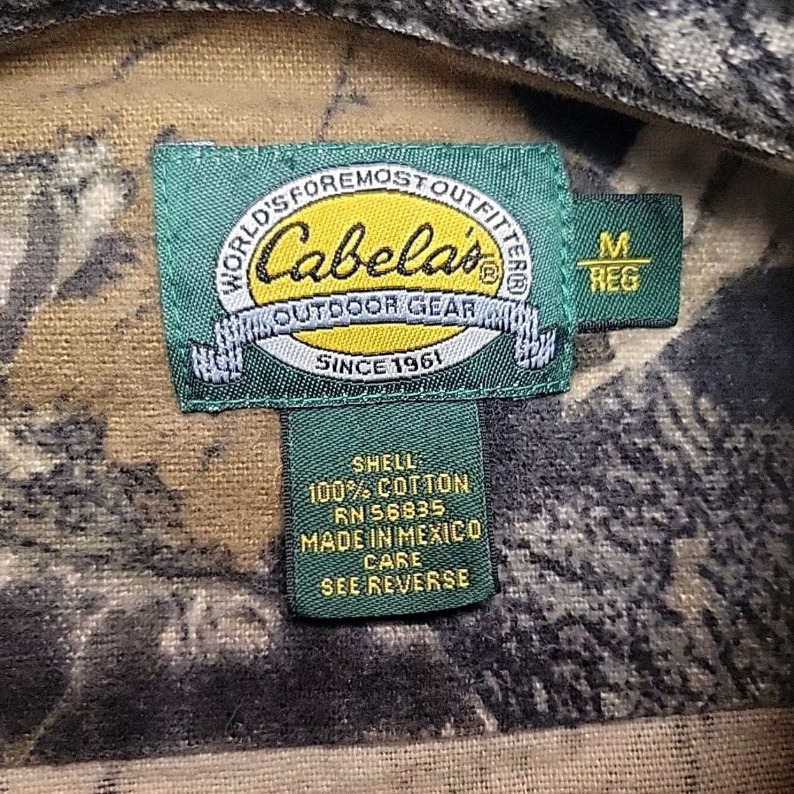 Vintage VINTAGE Cabela's Camouflage Shirt Mens M Brushed Twill Flannel Mossy Oak Break Up Shirt Mens M Brown Camouflage Pattern Button-Up Casual Outdoor USA Size US M / EU 48-50 / 2 - 5 Thumbnail