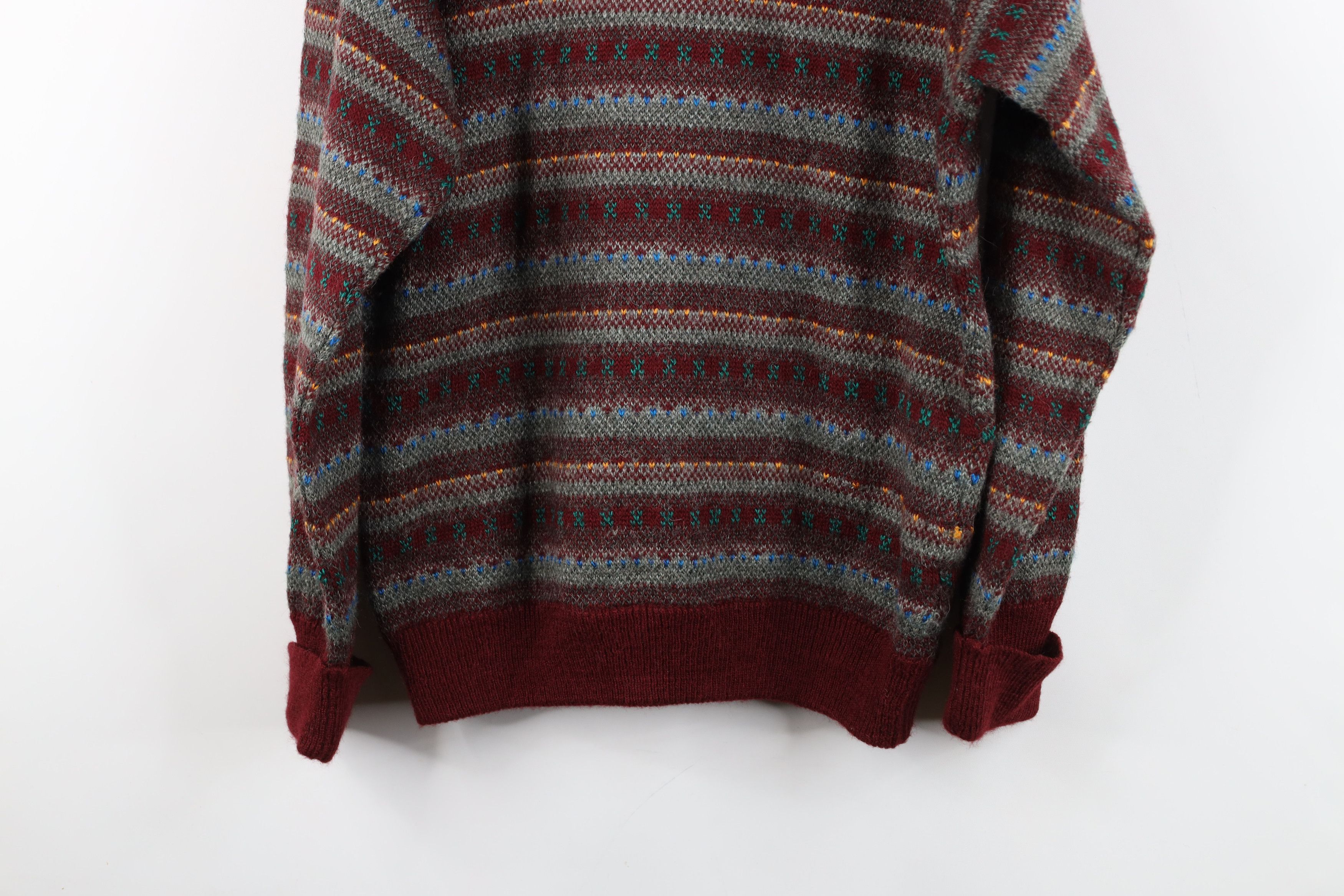 Vintage Vintage 90s Streetwear Alpaca Wool Blend Knit Sweater Size US XXL / EU 58 / 5 - 9 Thumbnail