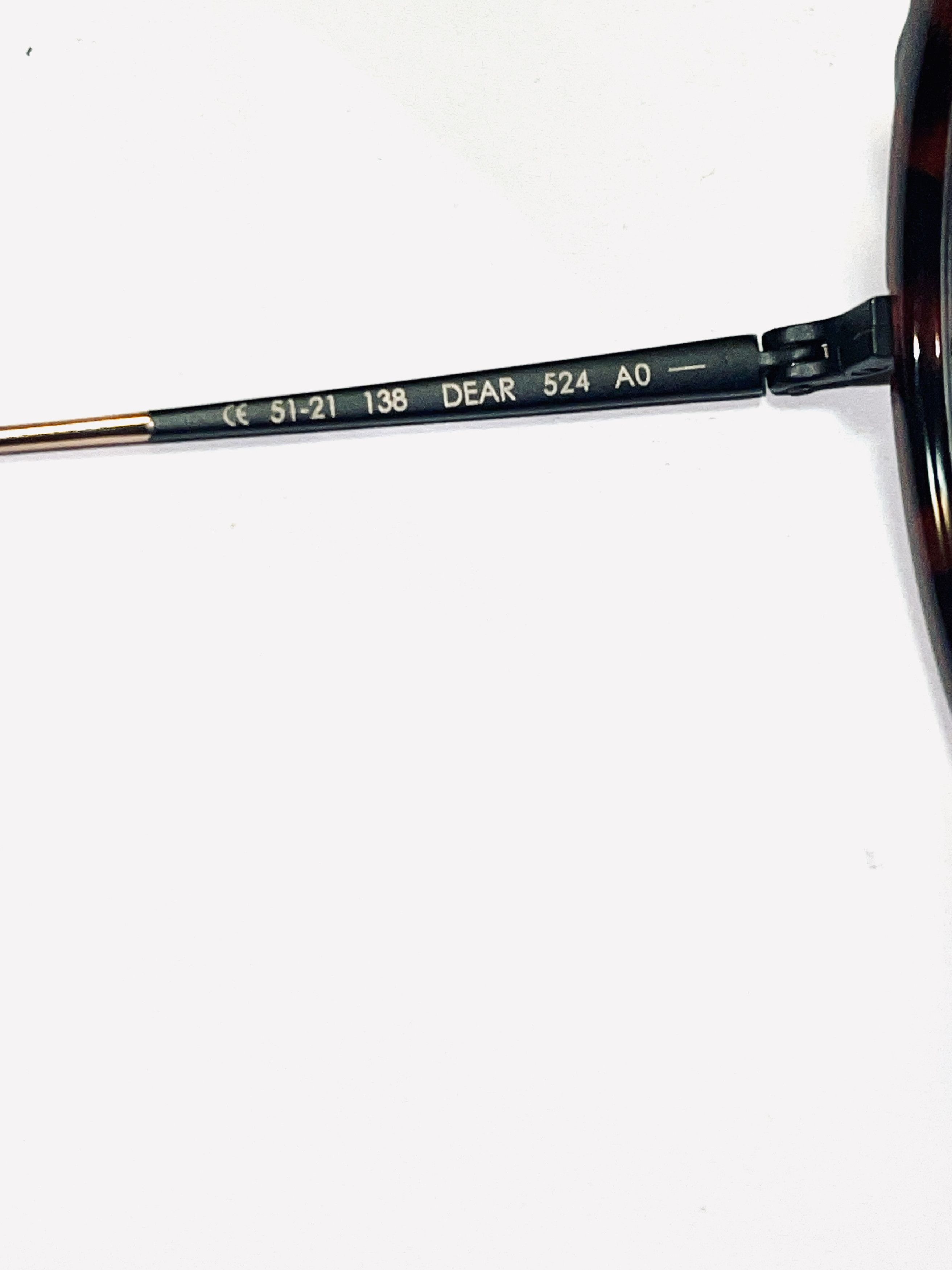 Other Caroline Abram Paris 'Dear' Tortoiseshell Glasses Eyewear Size ONE SIZE - 6 Thumbnail