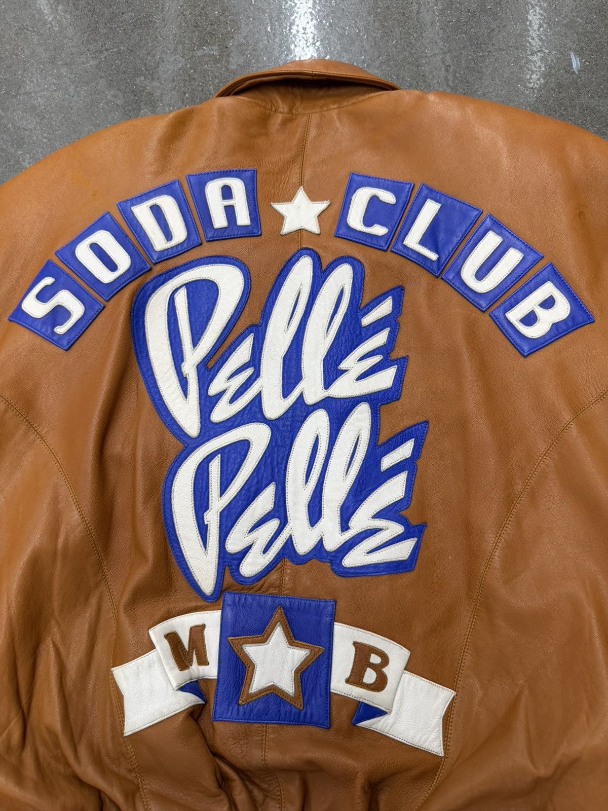 Marc Buchanan Vintage Marc Buchanan Pelle Pelle Soda Club Leather Jacket Size US L / EU 52-54 / 3 - 3 Thumbnail