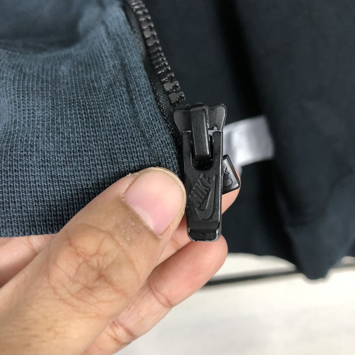 Nike 📌Vintage Zipper Hoodie Running Nike Jacket Rich Black Size US L / EU 52-54 / 3 - 18 Thumbnail