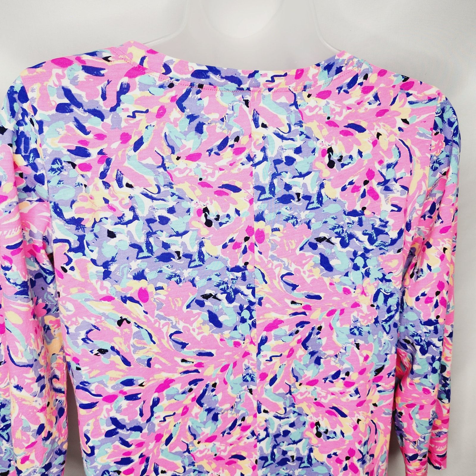 Lilly Pulitzer Lilly Pulitzer Banyan- Coco Coral Crab 3/4 Sleeve Dress Size XS / US 0-2 / IT 36-38 - 12 Thumbnail