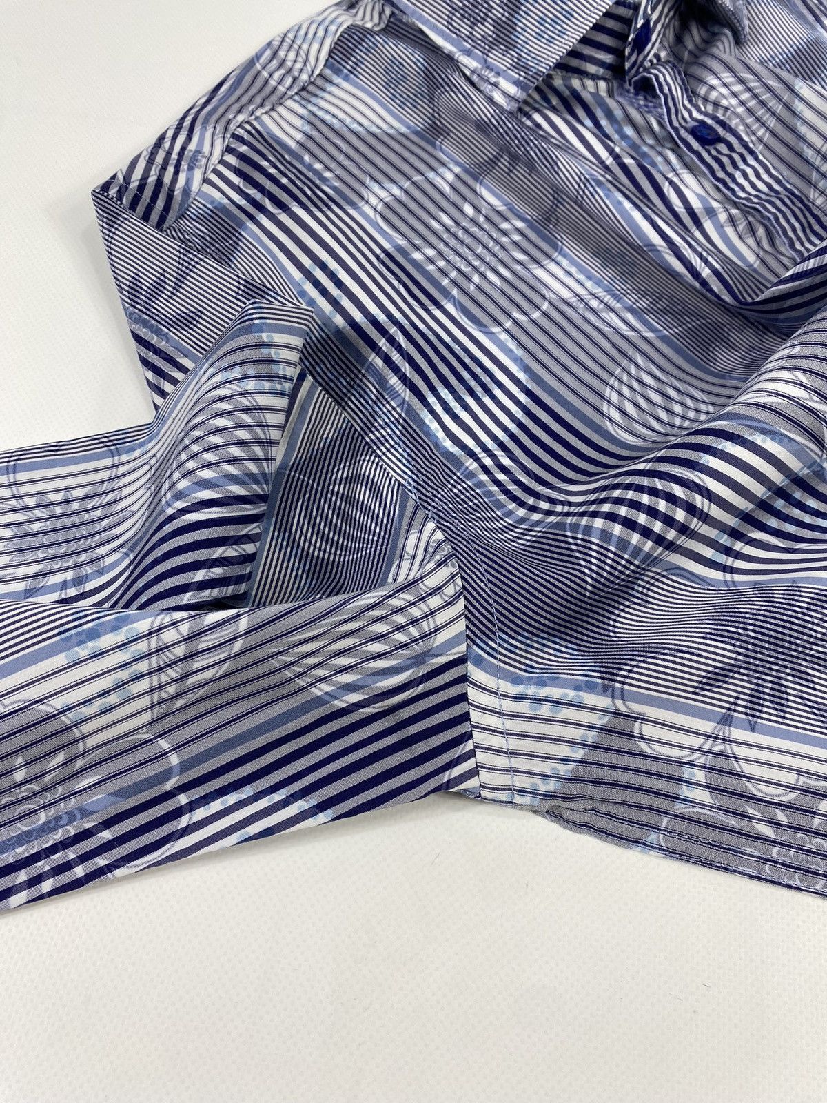 Desigual 🔥LASTDROP🔥 Desigual Striped Flowers Etro Design Style Shirt Size US XL / EU 56 / 4 - 10 Thumbnail