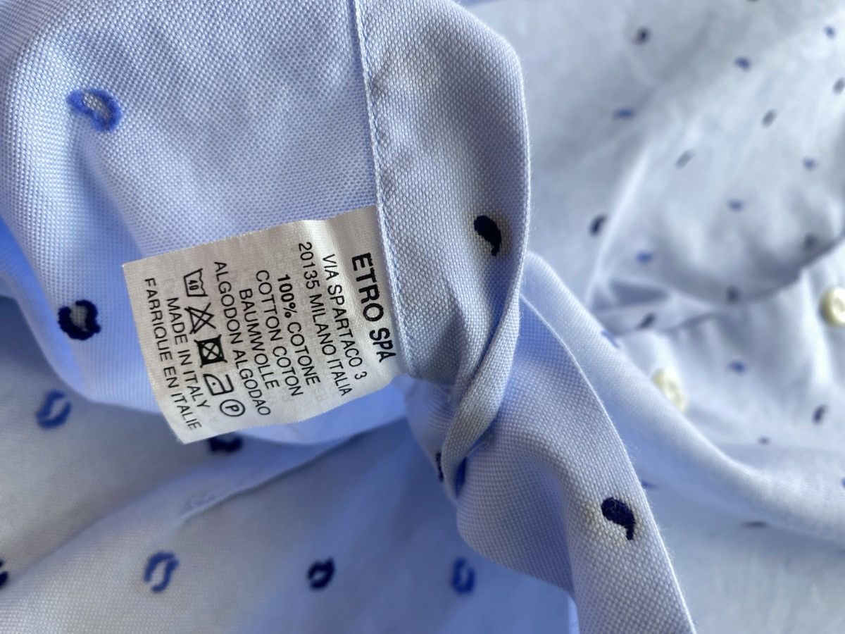 Etro Etro Milano Comma ls button up shirt Size US L / EU 52-54 / 3 - 5 Thumbnail