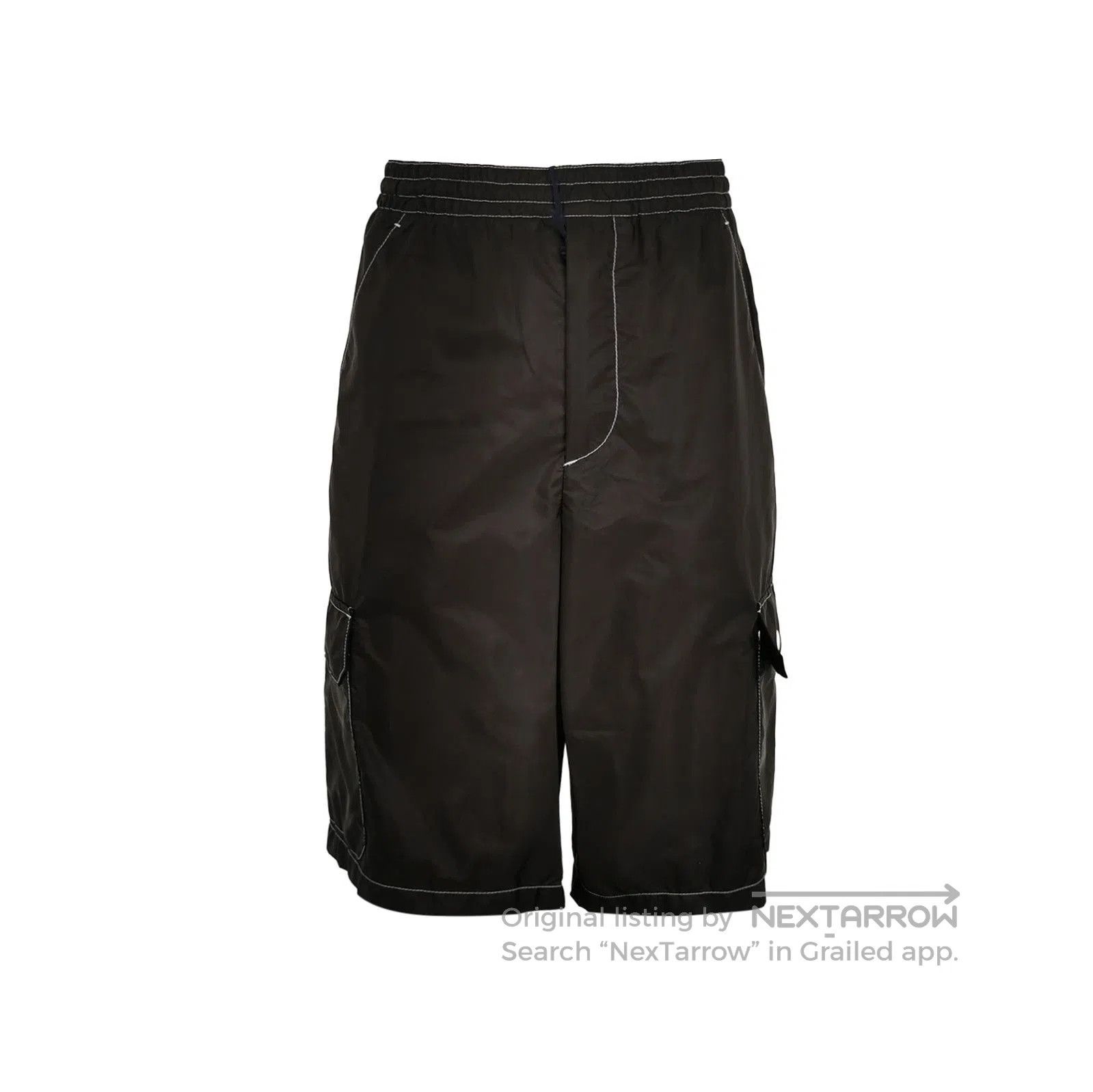Prada Prada Triangle Logo Black Shorts Size XS . Size US 26 / EU 42 - 1 Thumbnail