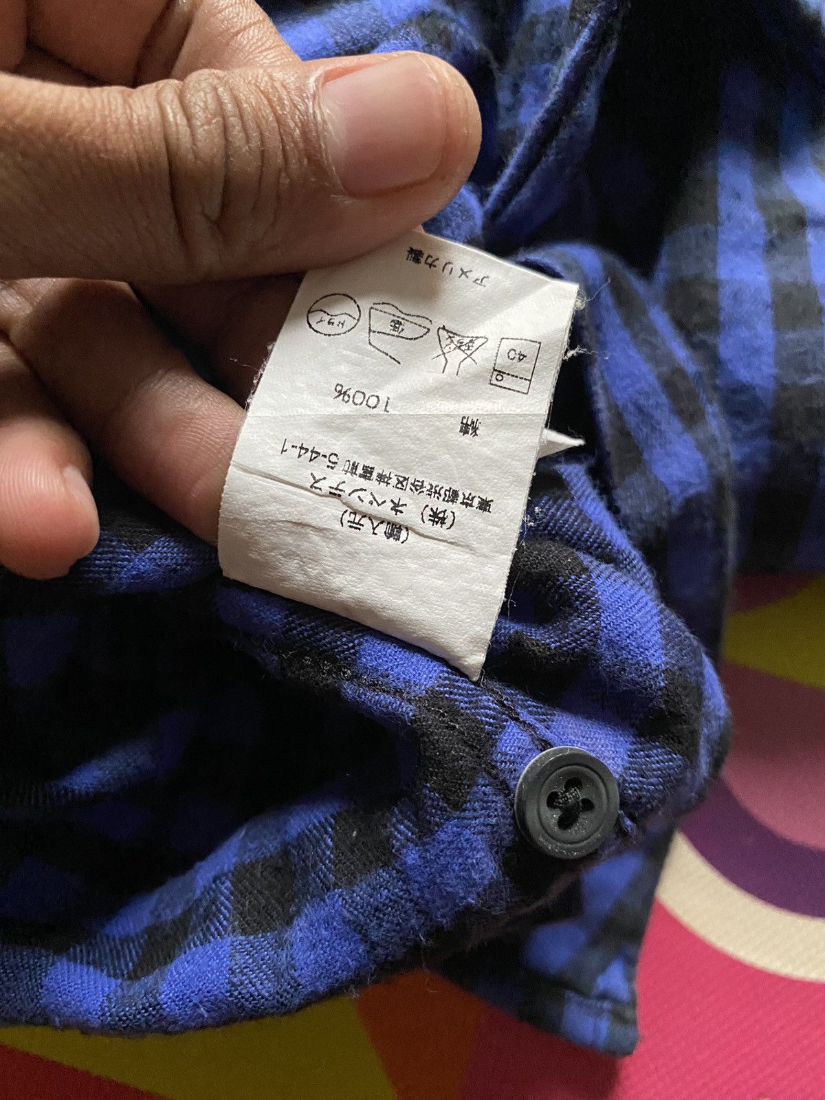 Engineered Garments × Needles × Nepenthes 2000s Nepenthes asymmetric checkered button shirt Size US S / EU 44-46 / 1 - 7 Thumbnail