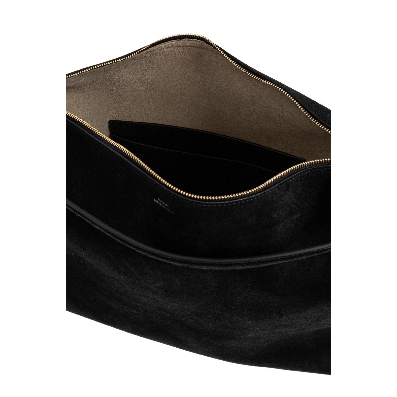 Toteme TOTEME Bevel Black Suede Shoulder Bag New & Authentic Size ONE SIZE - 4 Thumbnail