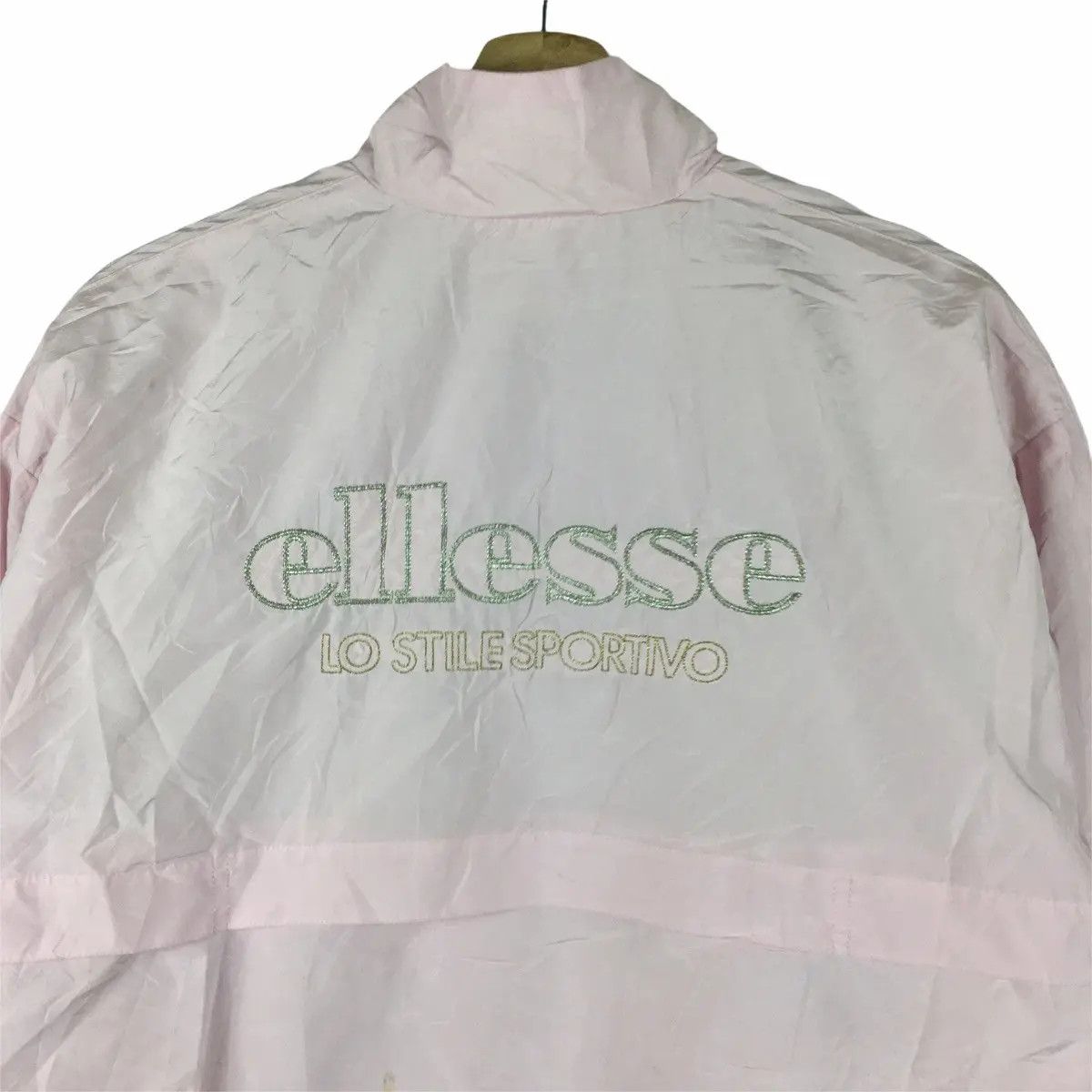 Ellesse Vtg ELLESSE Italia Pink Sweater Windbreaker Sweater Outdoor Size L / US 10 / IT 46 - 4 Thumbnail