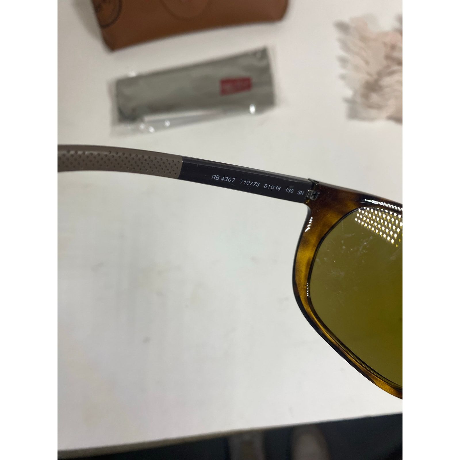 RayBan Ray-Ban Sunglasses in Light Havana Brown Size ONE SIZE - 5 Thumbnail