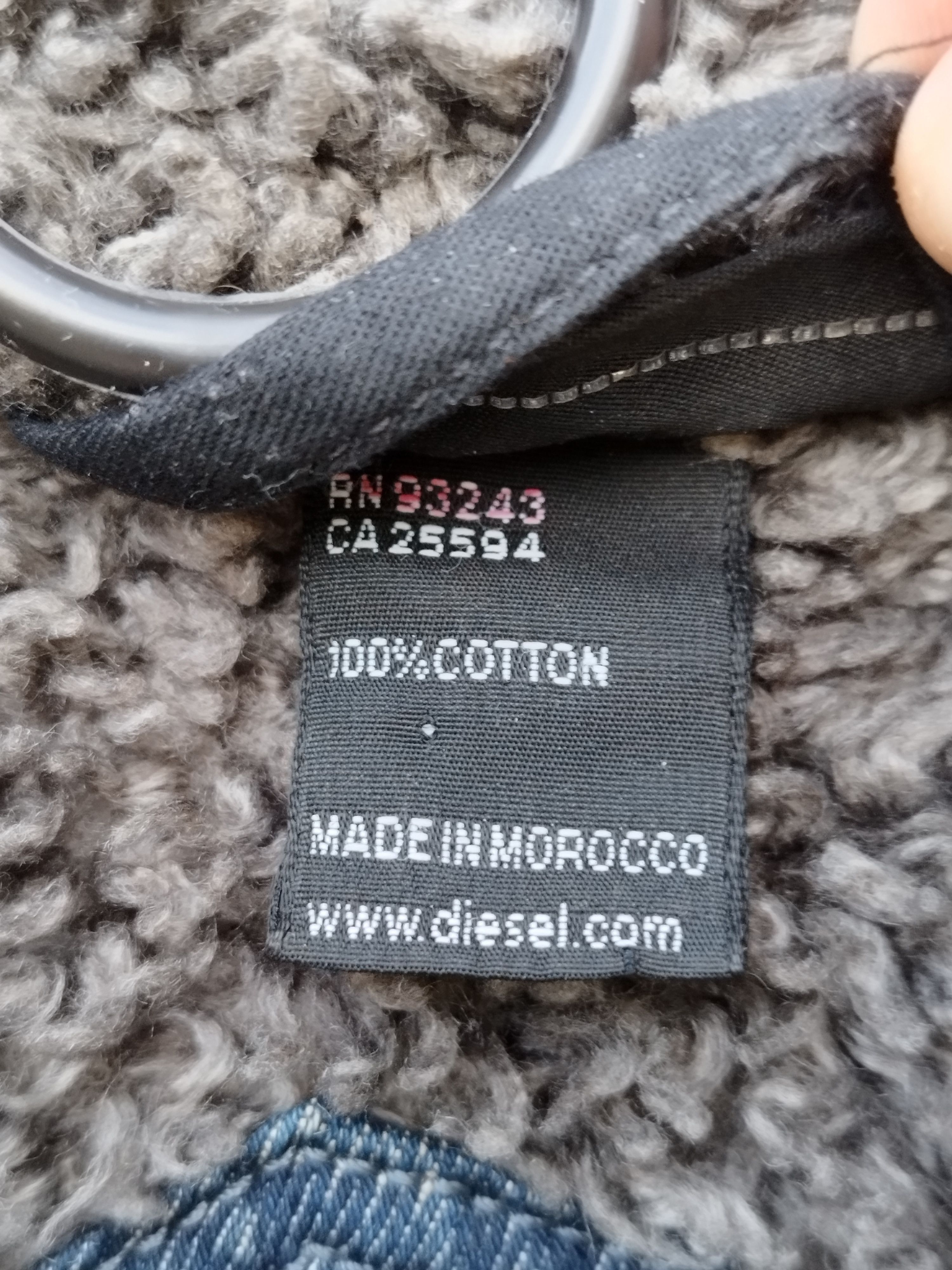 Diesel Vintage Diesel Denim Sherpa Lined Trucker Jacket Blue Men's Size US M / EU 48-50 / 2 - 7 Thumbnail
