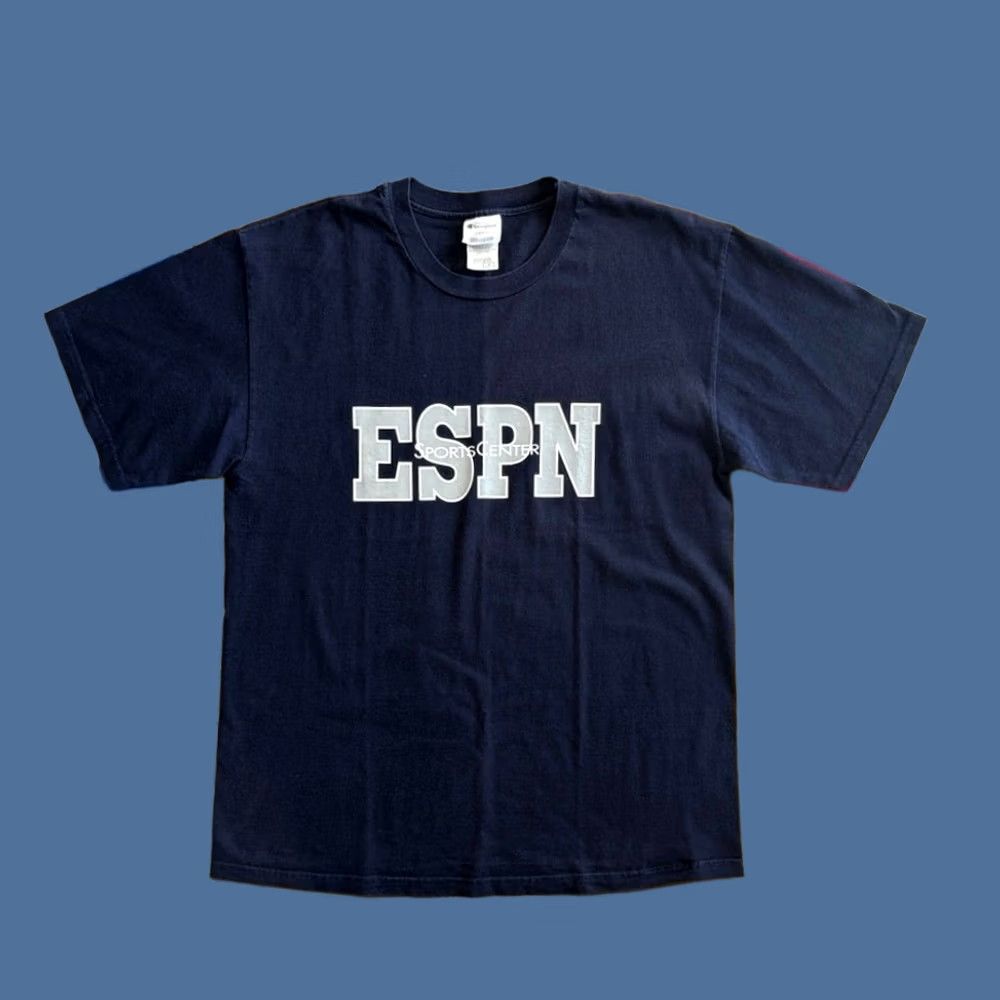 Champion VINTAGE Champion ESPN SportsCenter T-Shirt Size L 90s Sports TV Mens Size US L / EU 52-54 / 3 - 1 Thumbnail