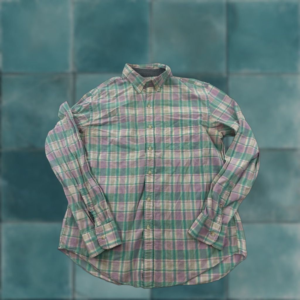 J.Crew J.Crew Shirt Mens Large Plaid Woven Button-Up Long Sleeve Casual Preppy Multicolor Button-Up Shirt Mens Large Plaid Woven Cotton Casual Preppy Size US L / EU 52-54 / 3 - 1 Thumbnail