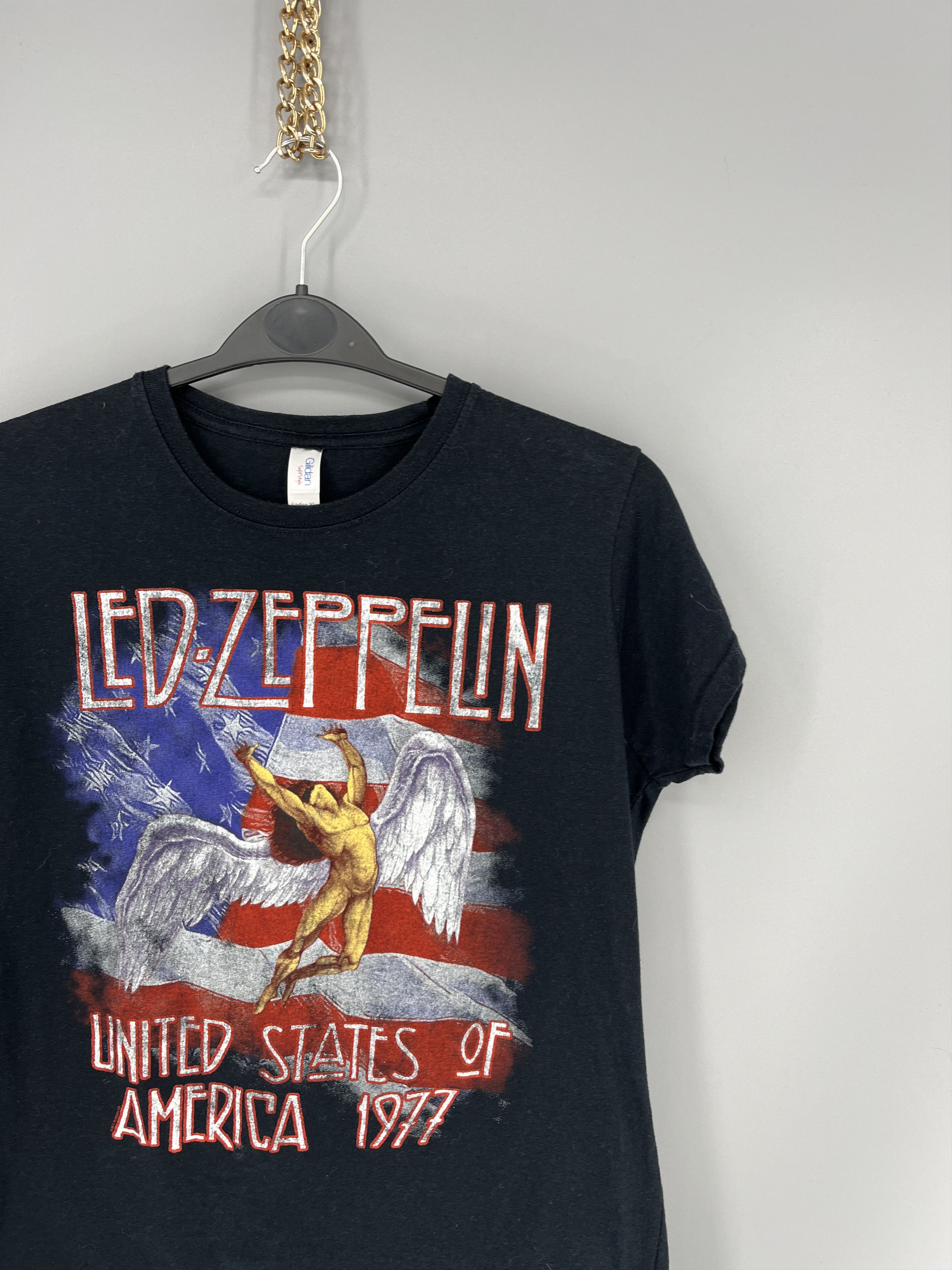 Band Tees Vintage Y2K United States Led Zeppelin Womens Tee Size M / US 6-8 / IT 42-44 - 5 Thumbnail