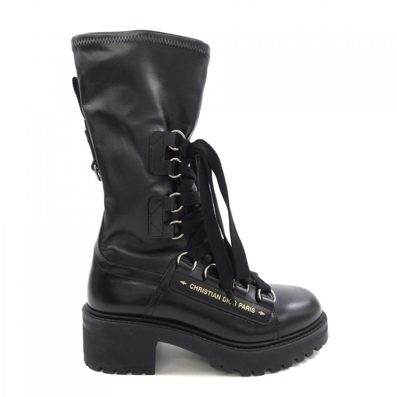 Dior Christian Dior Long Boots Leather Shoes KDI694XLC DUTY FREE for USA