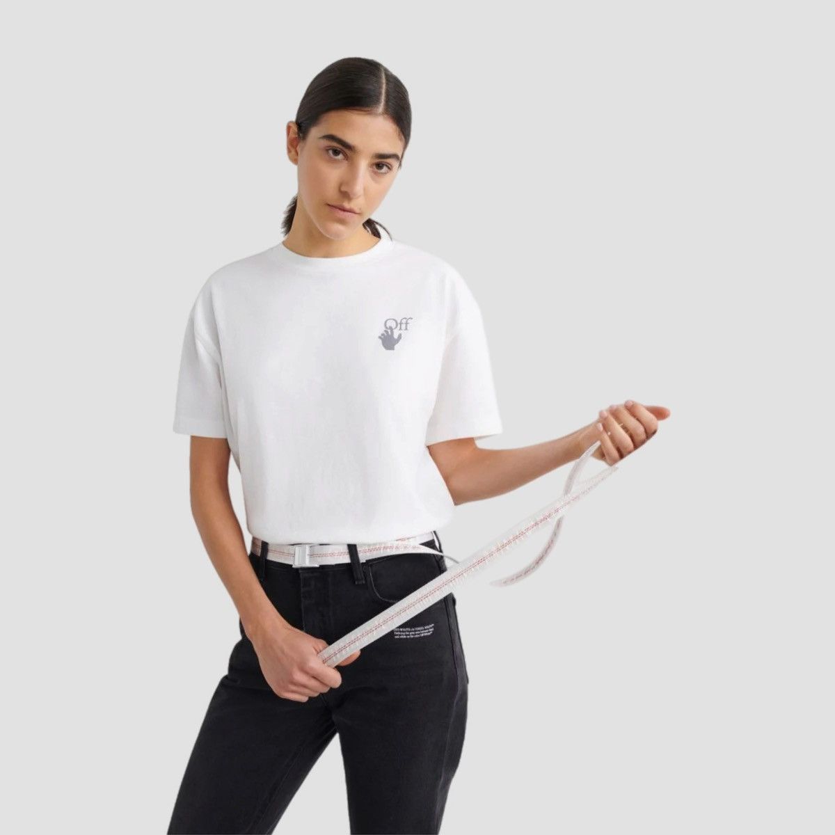 Off white industrial belt sale best sale