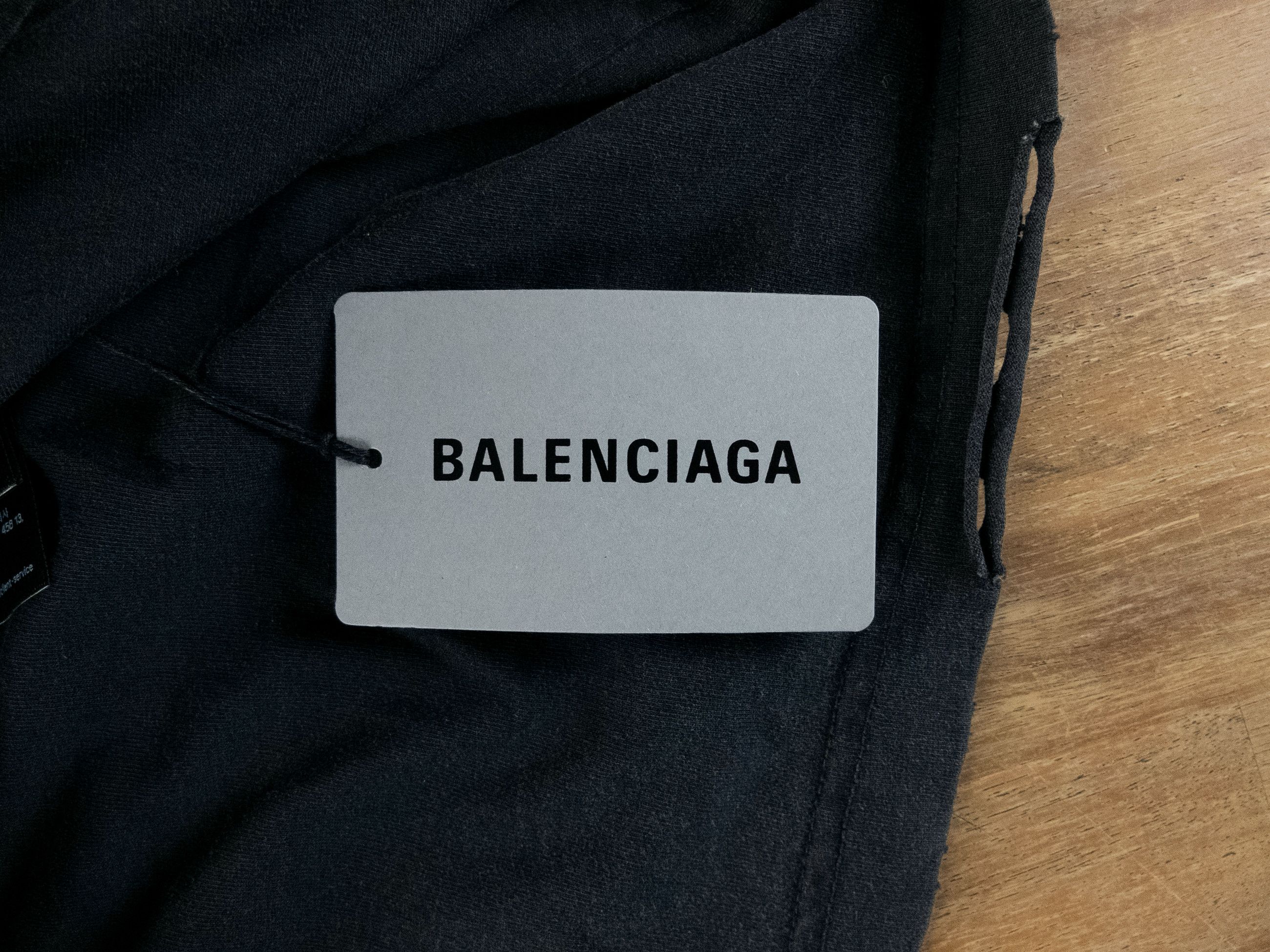 Balenciaga BALENCIAGA Political Campaign inside out black t-shirt M Size US M / EU 48-50 / 2 - 8 Thumbnail
