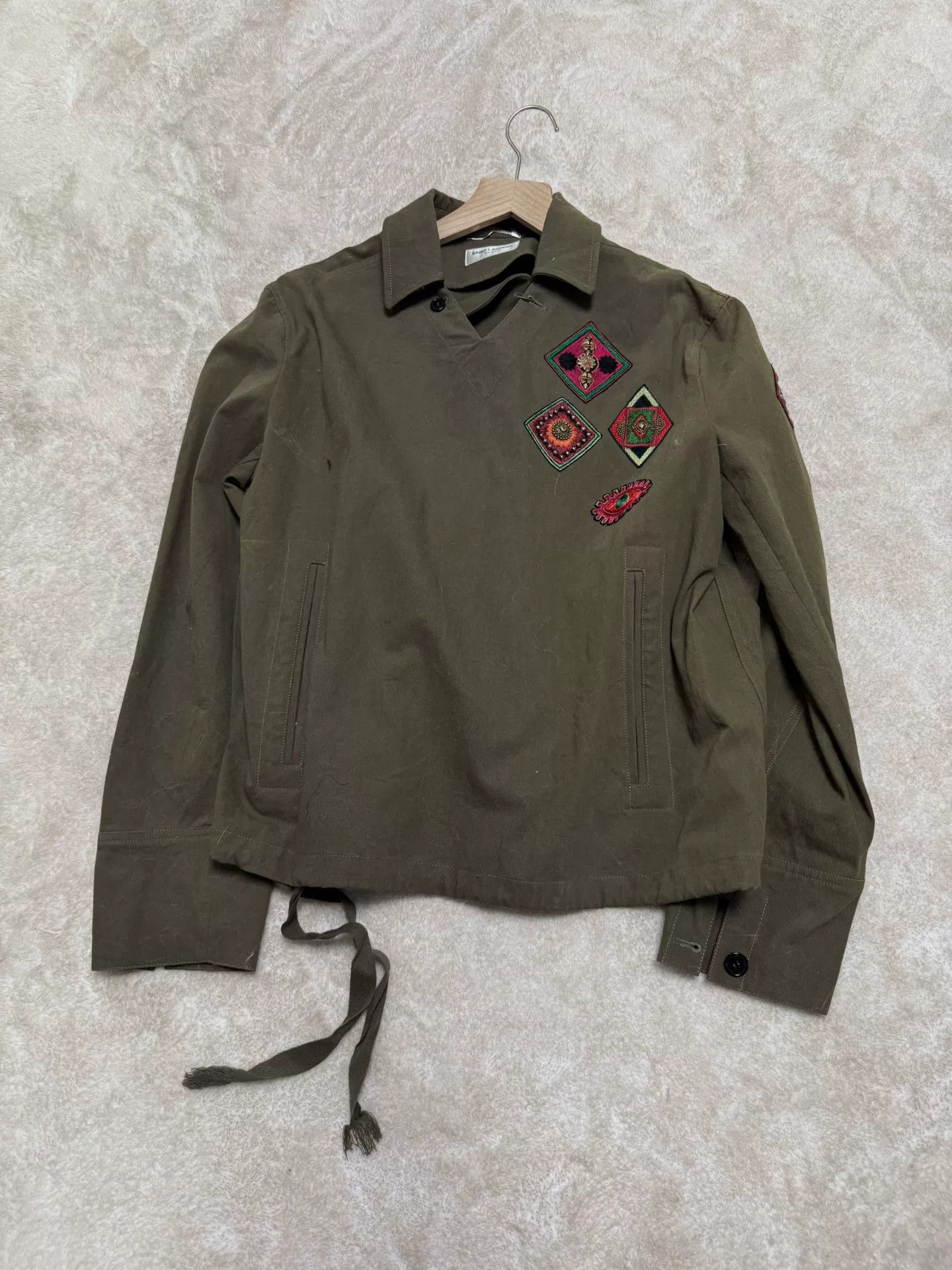 Saint Laurent Paris Saint Laurent YSL Patched Embroidered Jacket Size US S / EU 44-46 / 1 - 1 Thumbnail