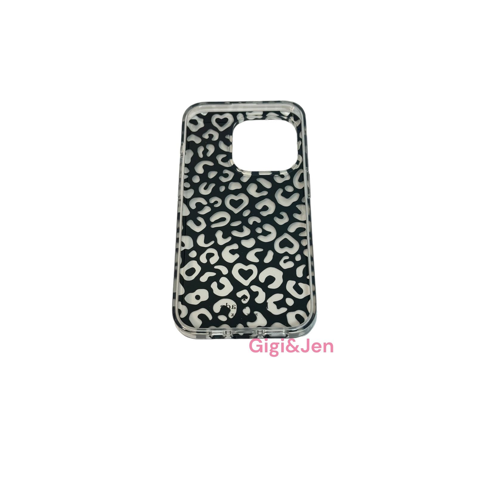 Kate Spade Kate Spade iPhone 15 Clear phone case Graphic Black Hearts Size ONE SIZE - 4 Thumbnail