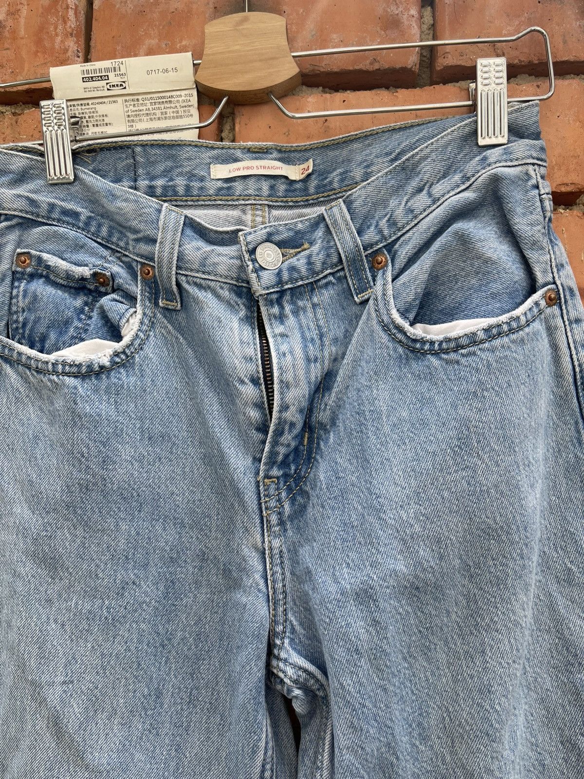 Levi's Vintage Levi’s Waterless Denim Jeans Size US 28 / EU 44 - 3 Thumbnail