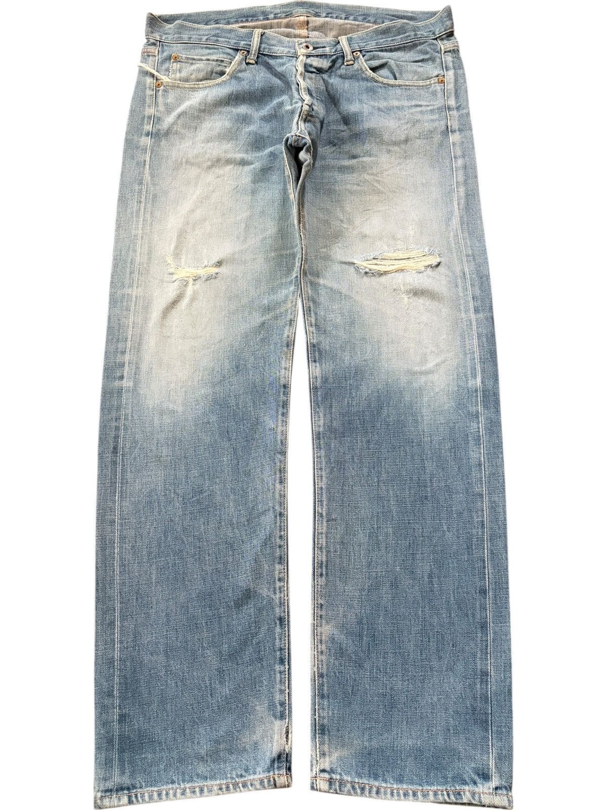 Diesel Vintage Japanese Brand Faded Wash Distressed Jeans Size US 36 / EU 52 - 1 Thumbnail