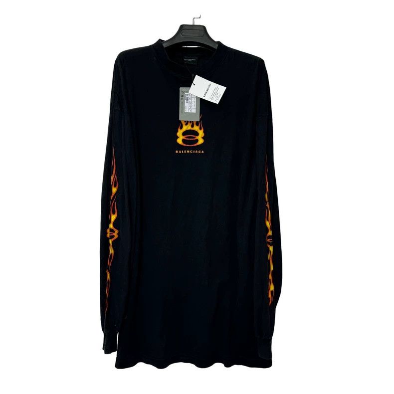 Other Balenciaga 24 double ring flame destruction erosion logo l Size US M / EU 48-50 / 2 - 1 Thumbnail
