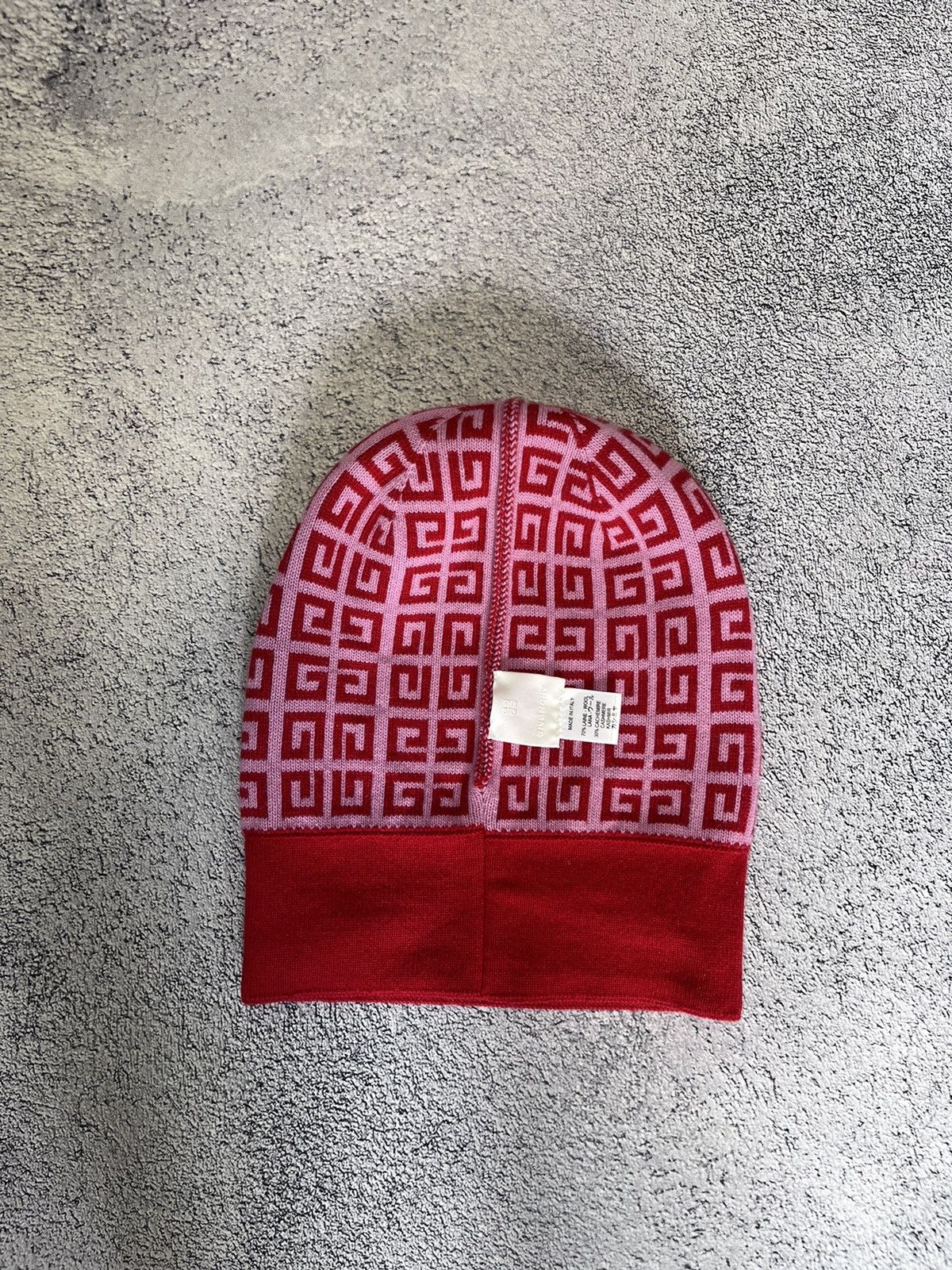 Givenchy Givenchy 4G Logo Beanie Red Wool Cashmere Hat Made in Italy Size ONE SIZE - 5 Thumbnail